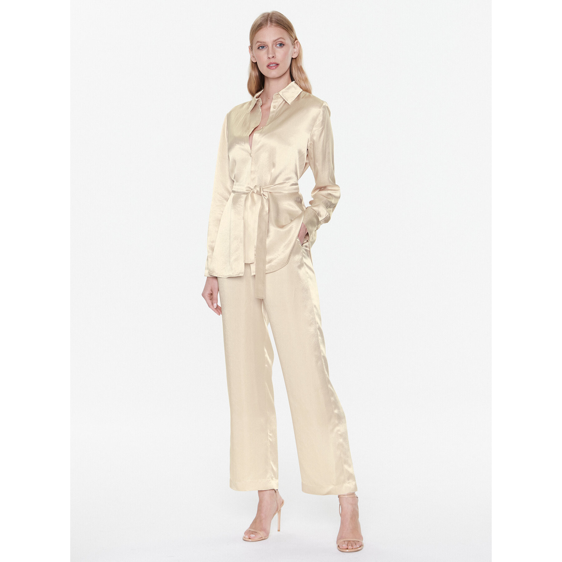 Max Mara Leisure Риза Holiday 23311102 Бежов Regular Fit - Pepit.bg