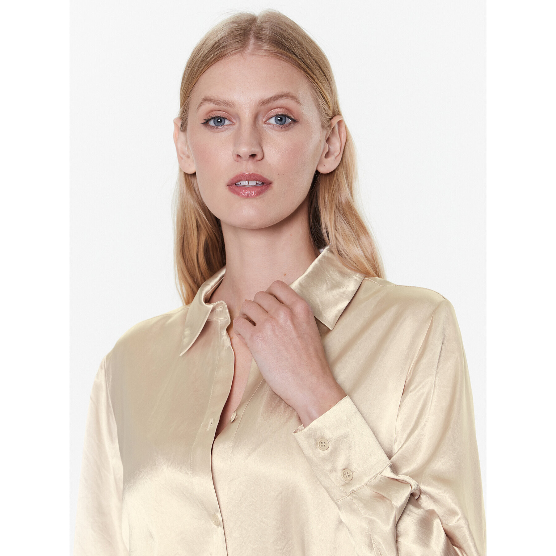Max Mara Leisure Риза Holiday 23311102 Бежов Regular Fit - Pepit.bg