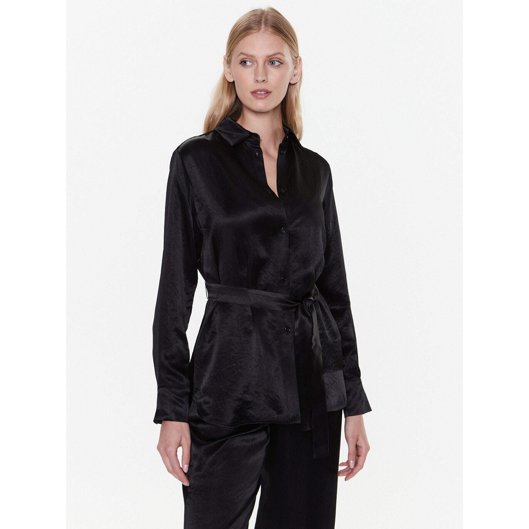 Max Mara Leisure Риза Holiday 23311102 Черен Regular Fit - Pepit.bg