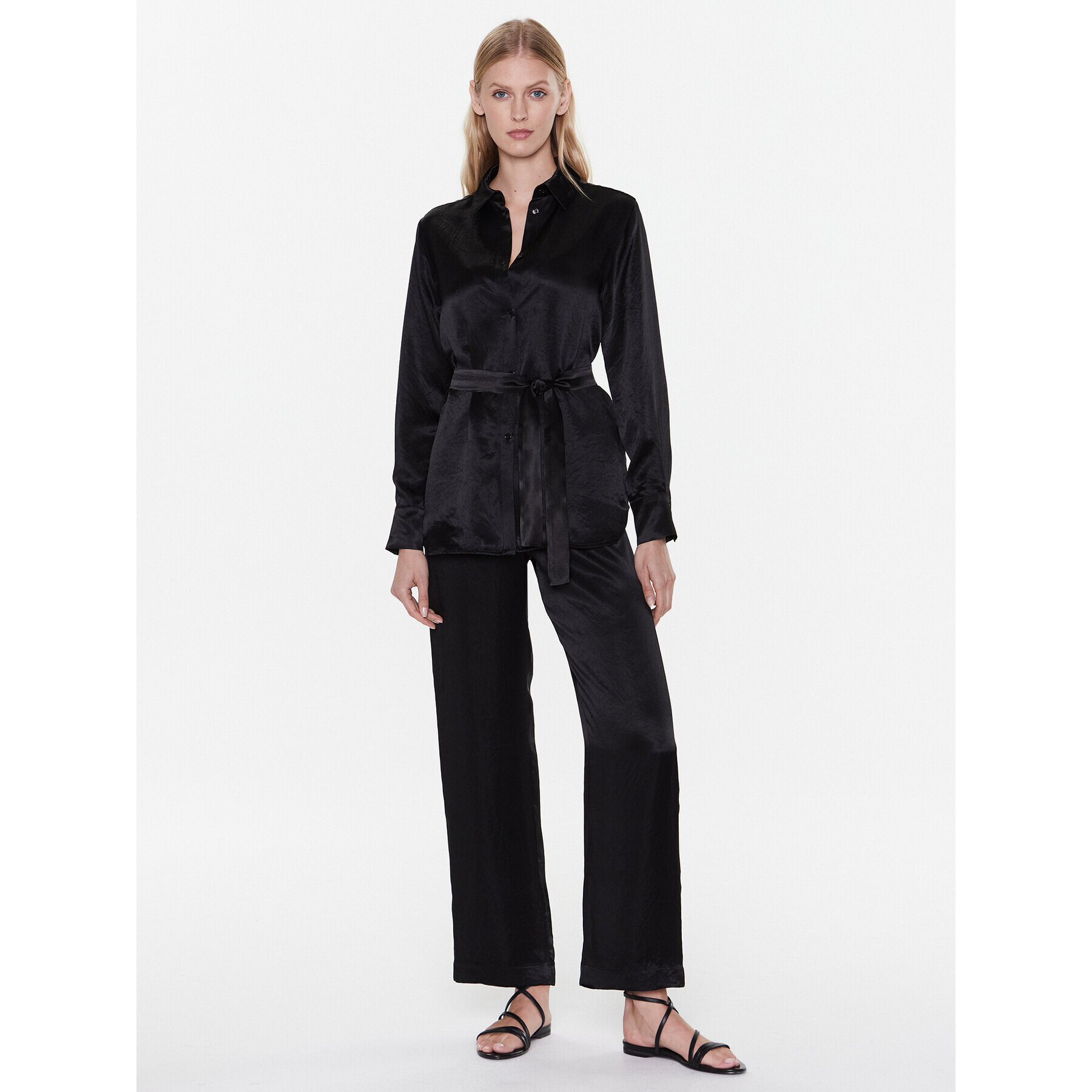 Max Mara Leisure Риза Holiday 23311102 Черен Regular Fit - Pepit.bg