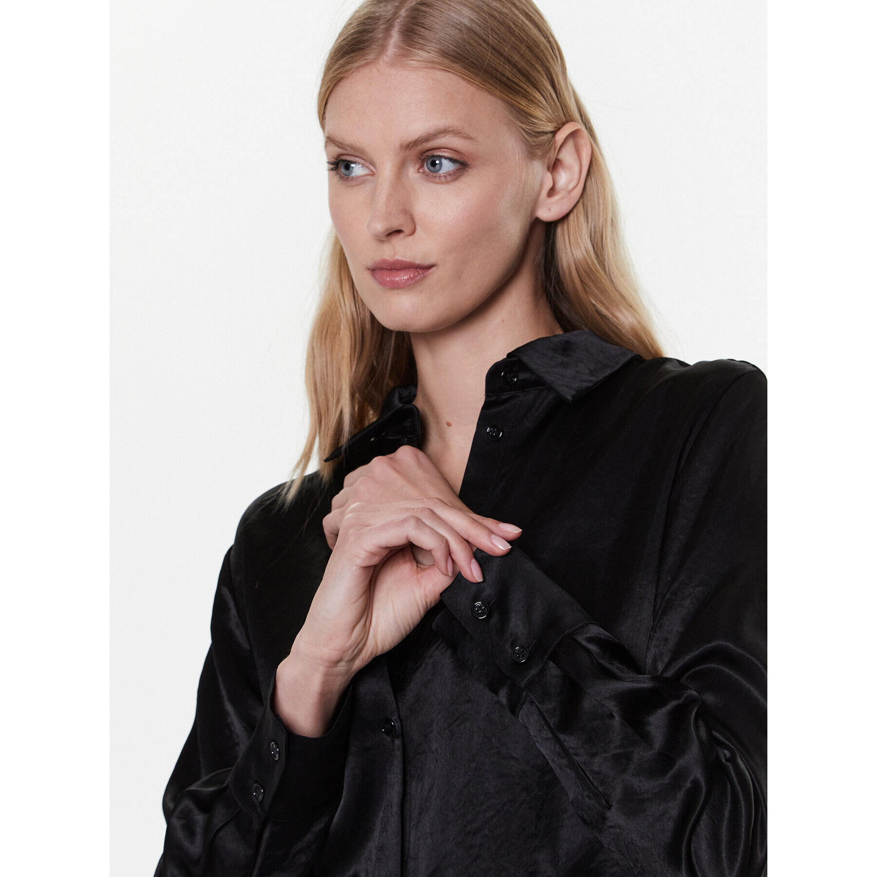 Max Mara Leisure Риза Holiday 23311102 Черен Regular Fit - Pepit.bg