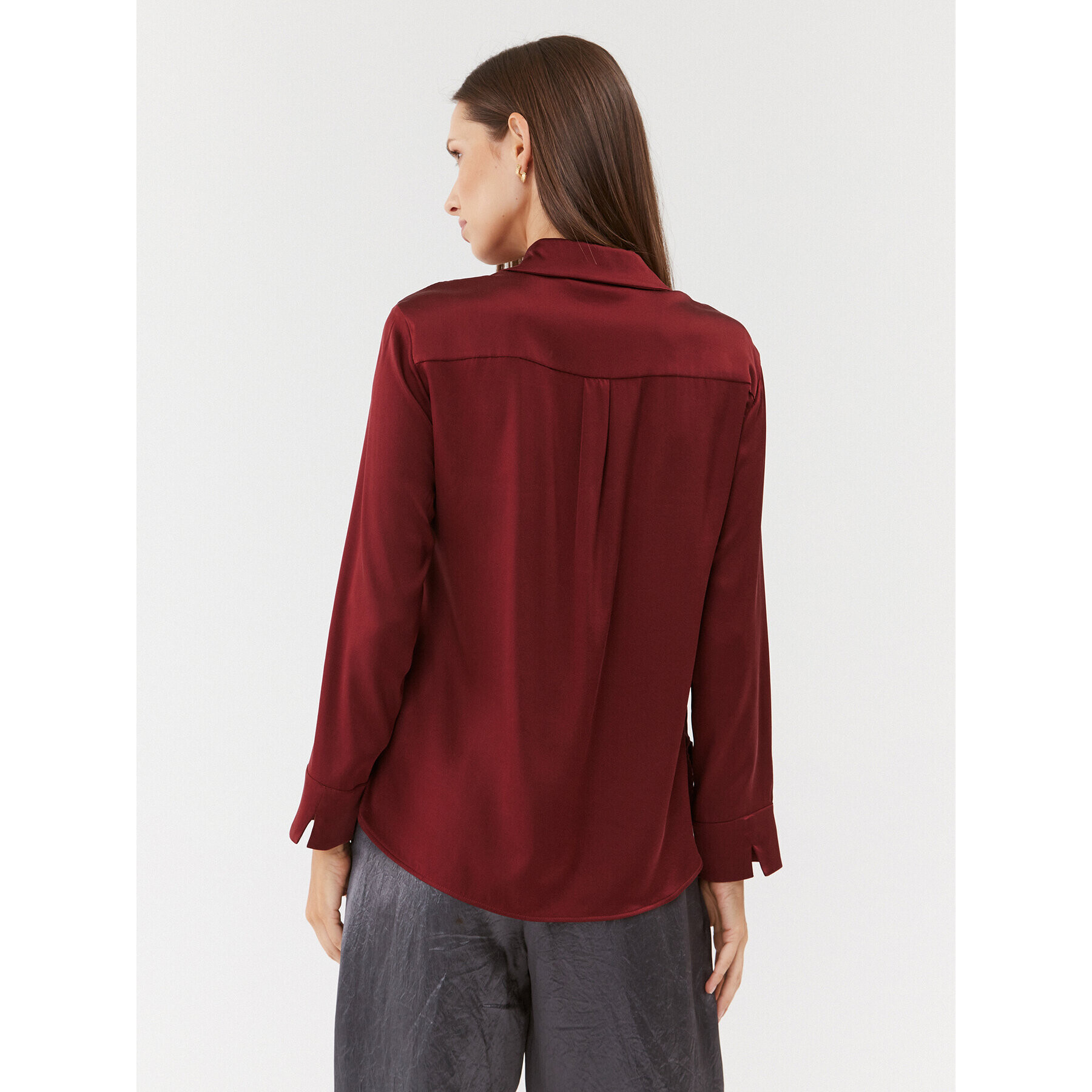 Max Mara Leisure Риза Ofridi 2331160136 Бордо Regular Fit - Pepit.bg