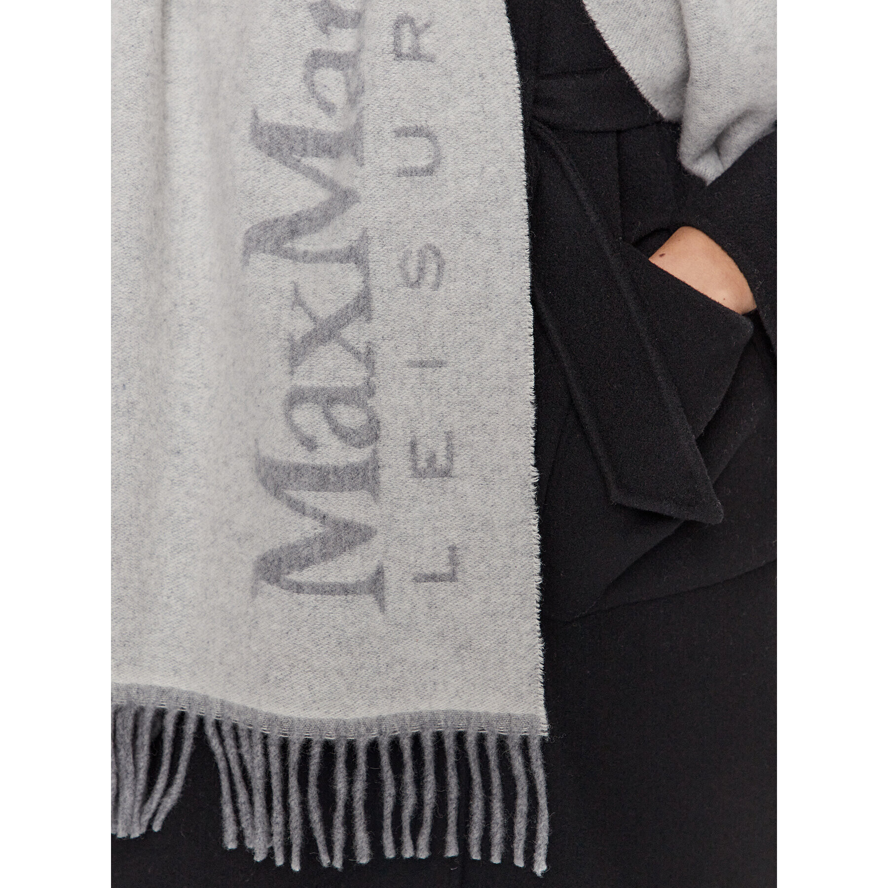 Max Mara Leisure Шал Talco 2335460236 Сив - Pepit.bg