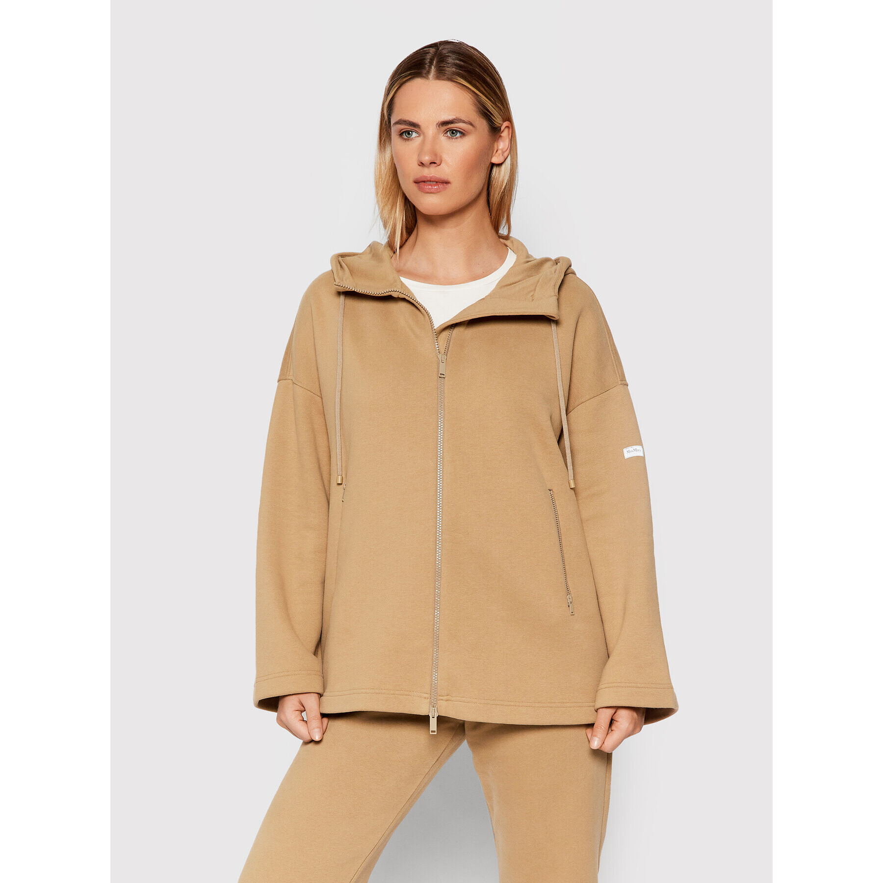 Max Mara Leisure Суитшърт Bazar 39260316 Кафяв Oversize - Pepit.bg