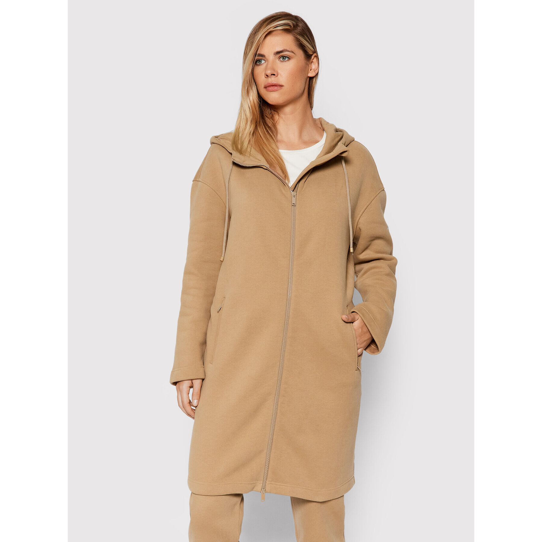 Max Mara Leisure Суитшърт Cris 39260216 Кафяв Oversize - Pepit.bg