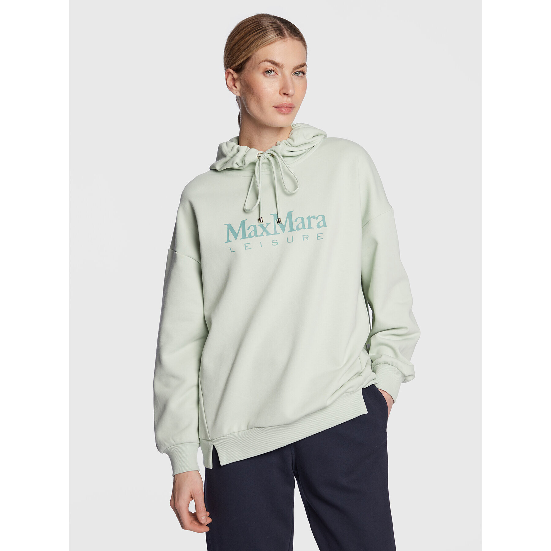 Max Mara Leisure Суитшърт Fild 23392101 Зелен Regular Fit - Pepit.bg