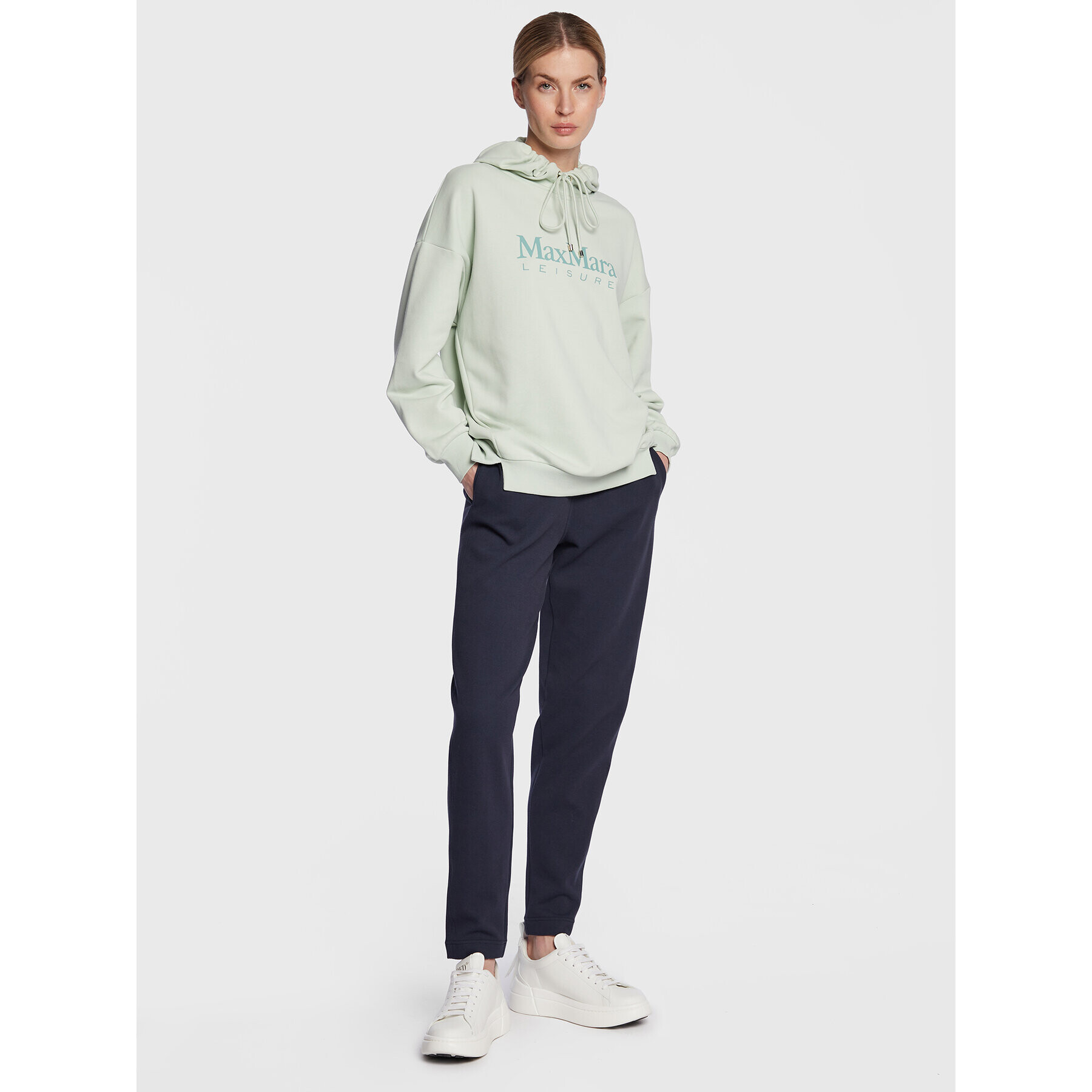 Max Mara Leisure Суитшърт Fild 23392101 Зелен Regular Fit - Pepit.bg