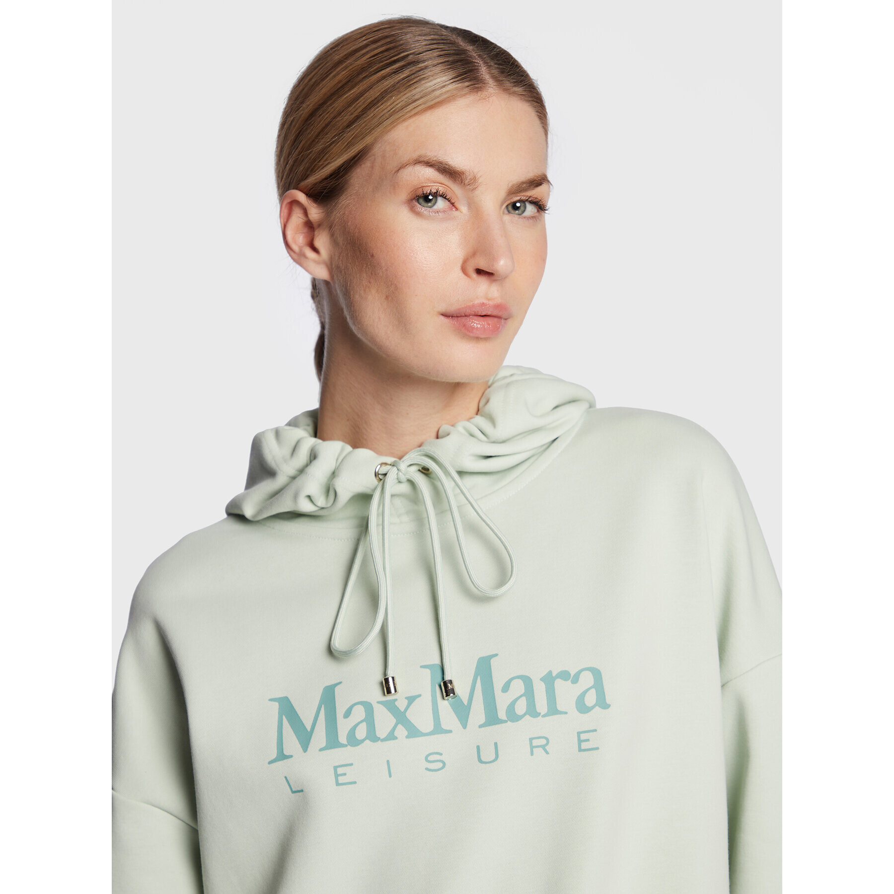 Max Mara Leisure Суитшърт Fild 23392101 Зелен Regular Fit - Pepit.bg