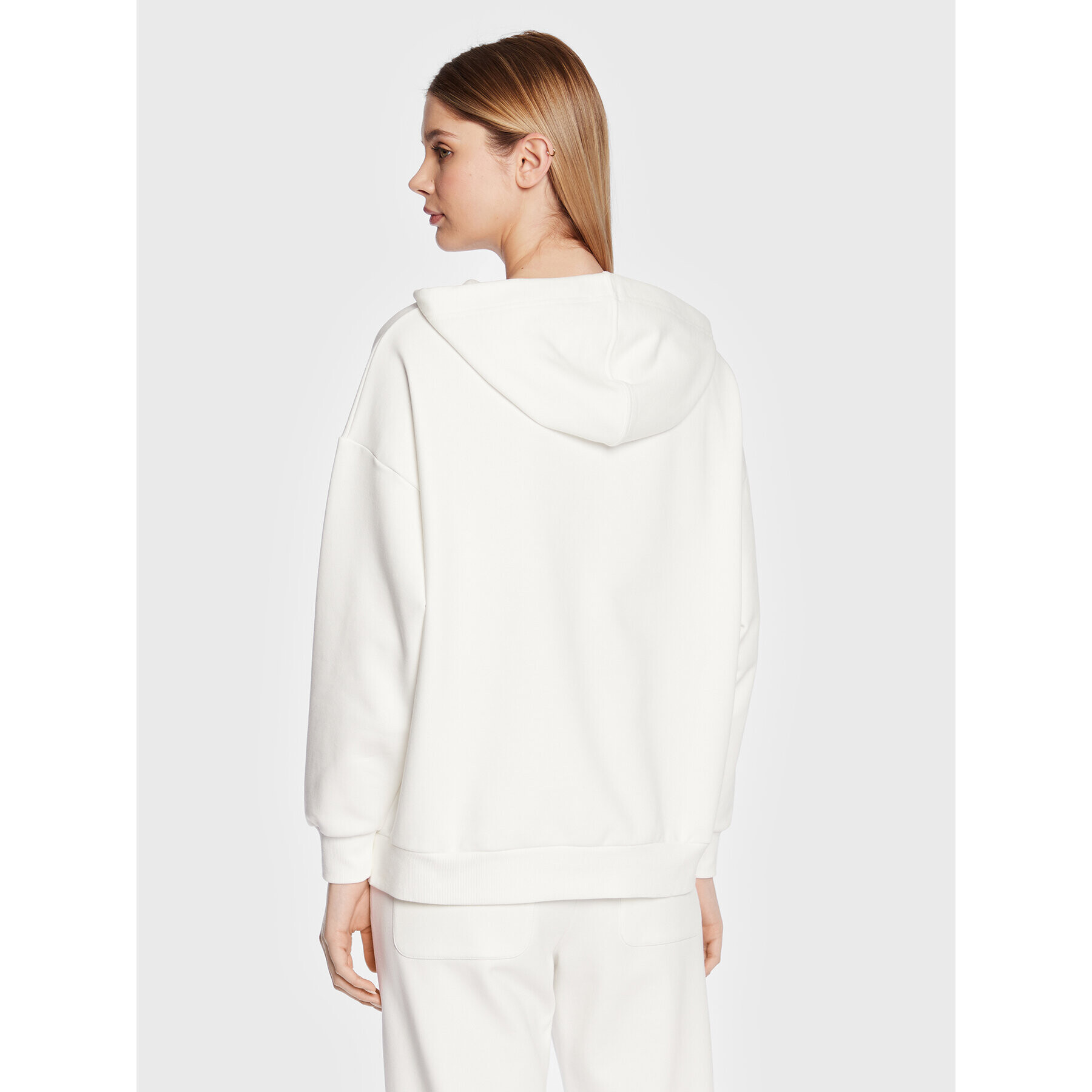 Max Mara Leisure Суитшърт Filo 23392101 Бял Regular Fit - Pepit.bg