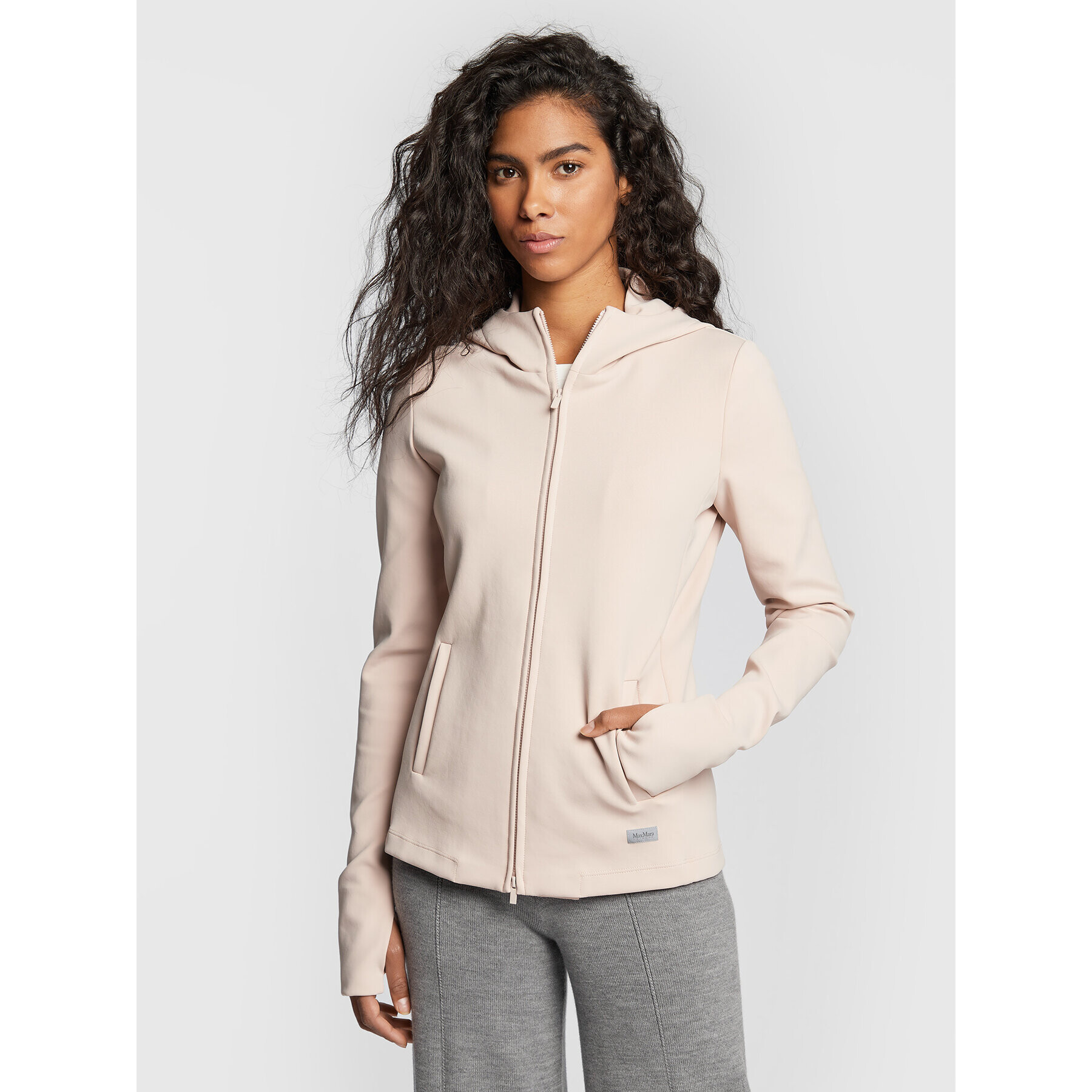 Max Mara Leisure Суитшърт Gessati 39160726 Розов Regular Fit - Pepit.bg