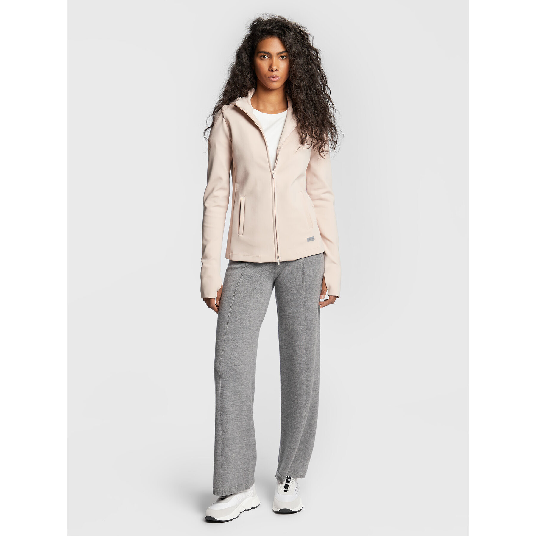 Max Mara Leisure Суитшърт Gessati 39160726 Розов Regular Fit - Pepit.bg