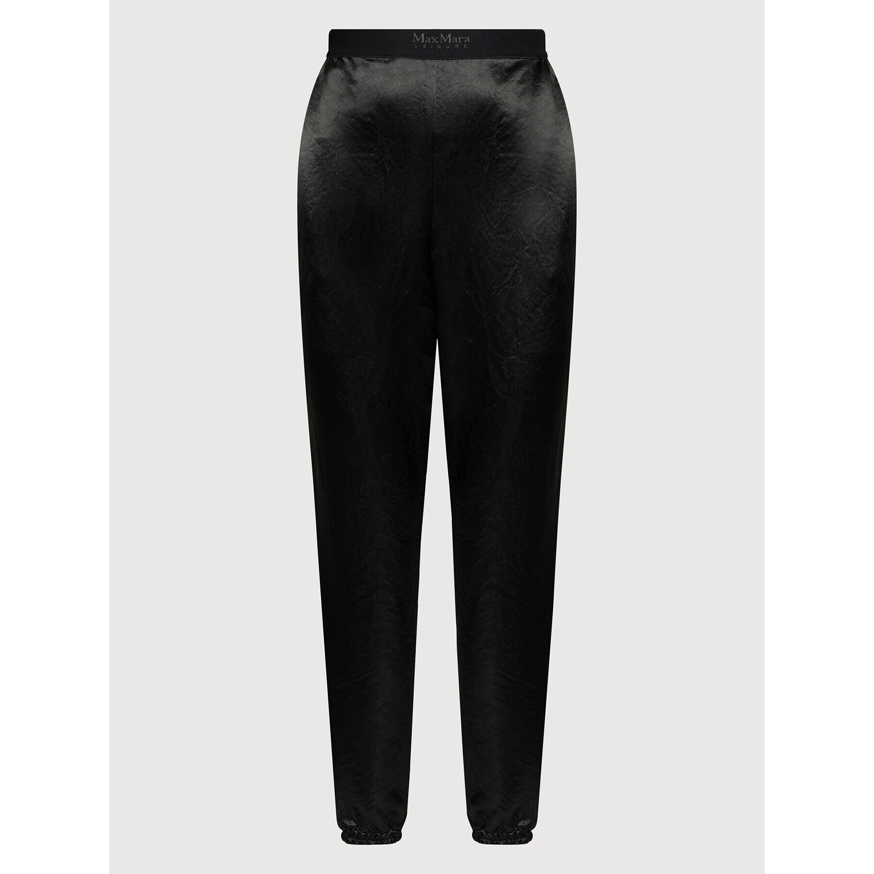 Max Mara Leisure Текстилни панталони Balzac 31360216 Черен Regular Fit - Pepit.bg