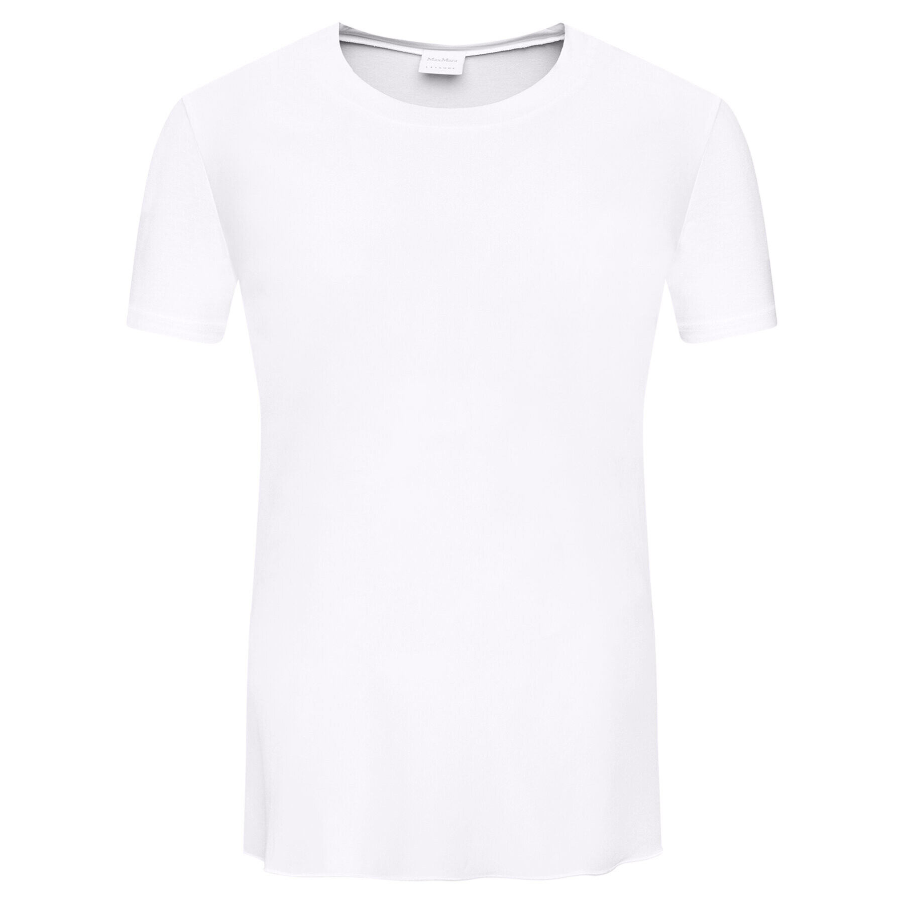 Max Mara Leisure Тишърт Posato 39710216 Бял Regular Fit - Pepit.bg
