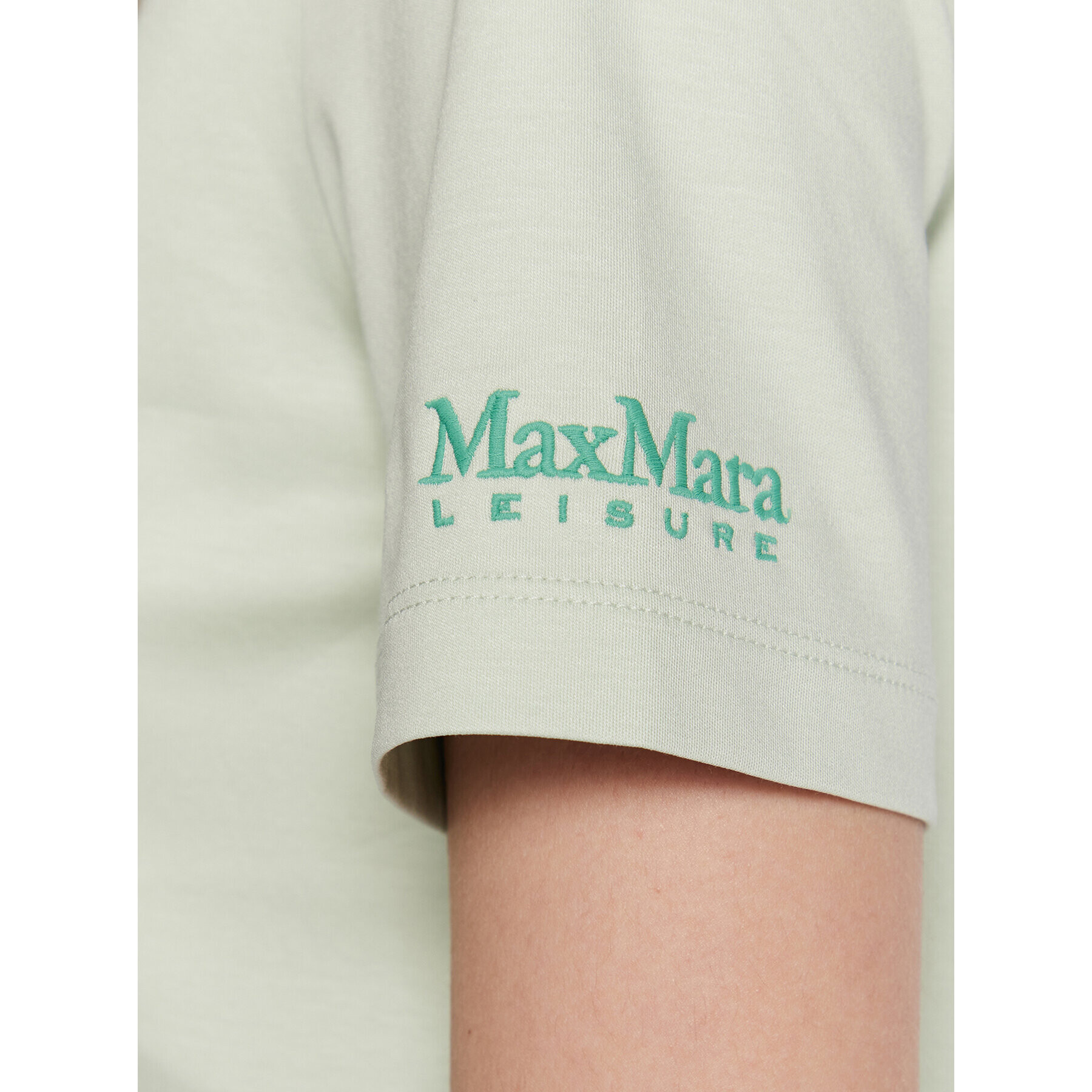 Max Mara Leisure Тишърт Tazzina 23394107 Зелен Regular Fit - Pepit.bg