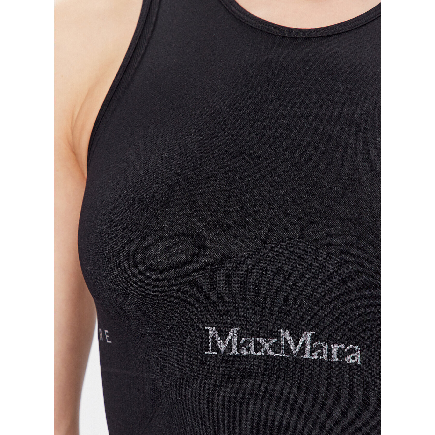 Max Mara Leisure топ Glassa 33661326 Черен Slim Fit - Pepit.bg