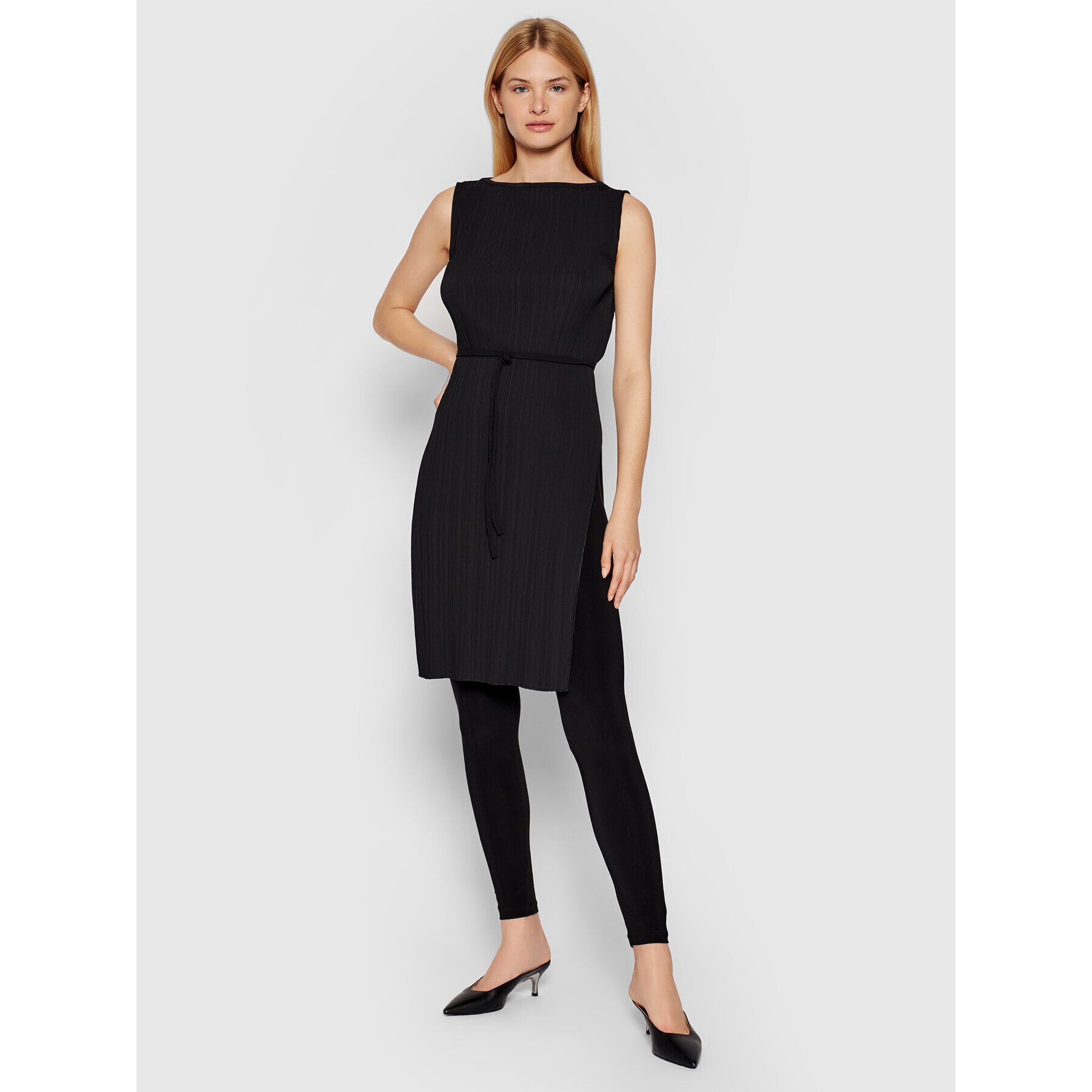 Max Mara Leisure Туника Bacco 39460416 Черен Regular Fit - Pepit.bg