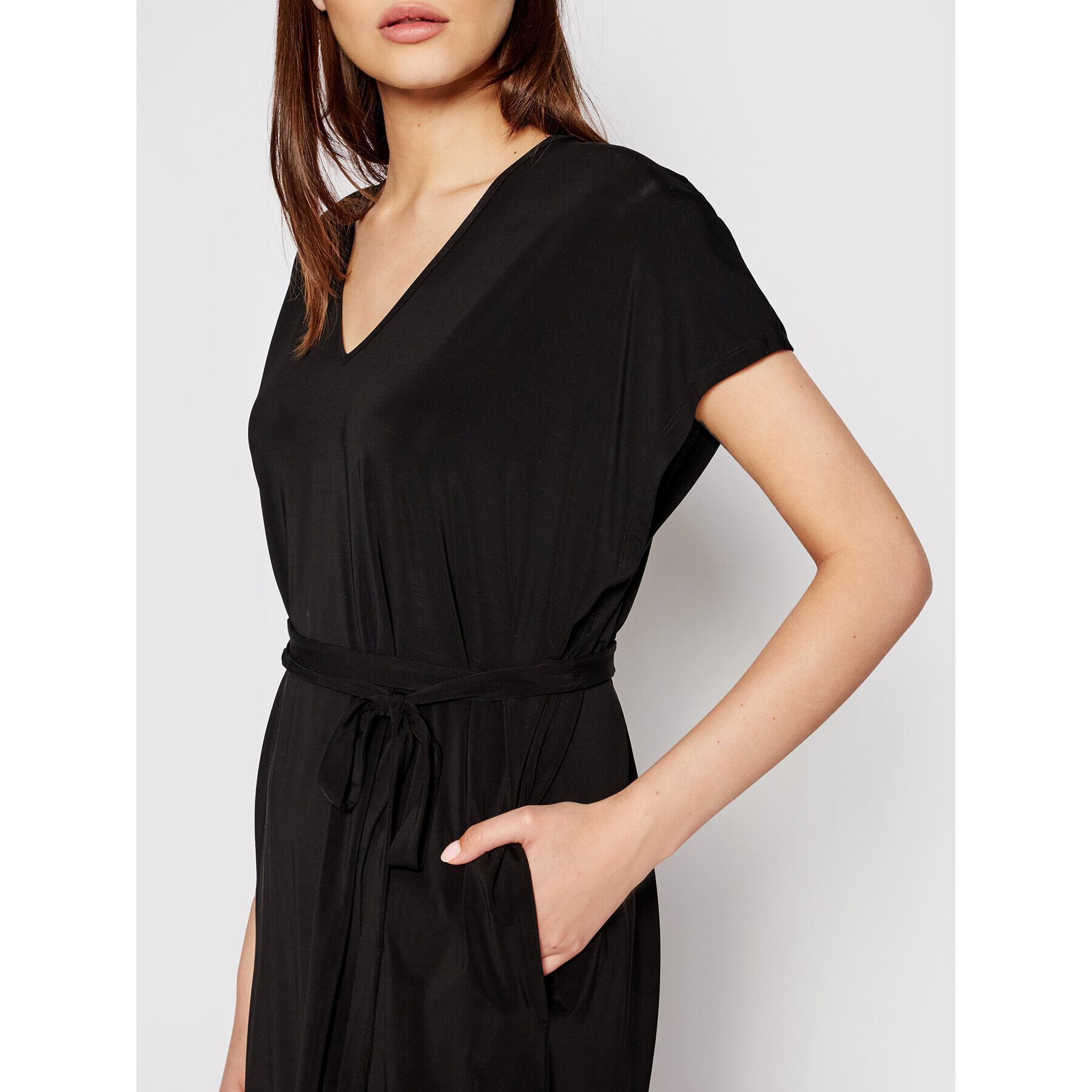 Max Mara Лятна рокля Pavento 36210518 Черен Regular Fit - Pepit.bg