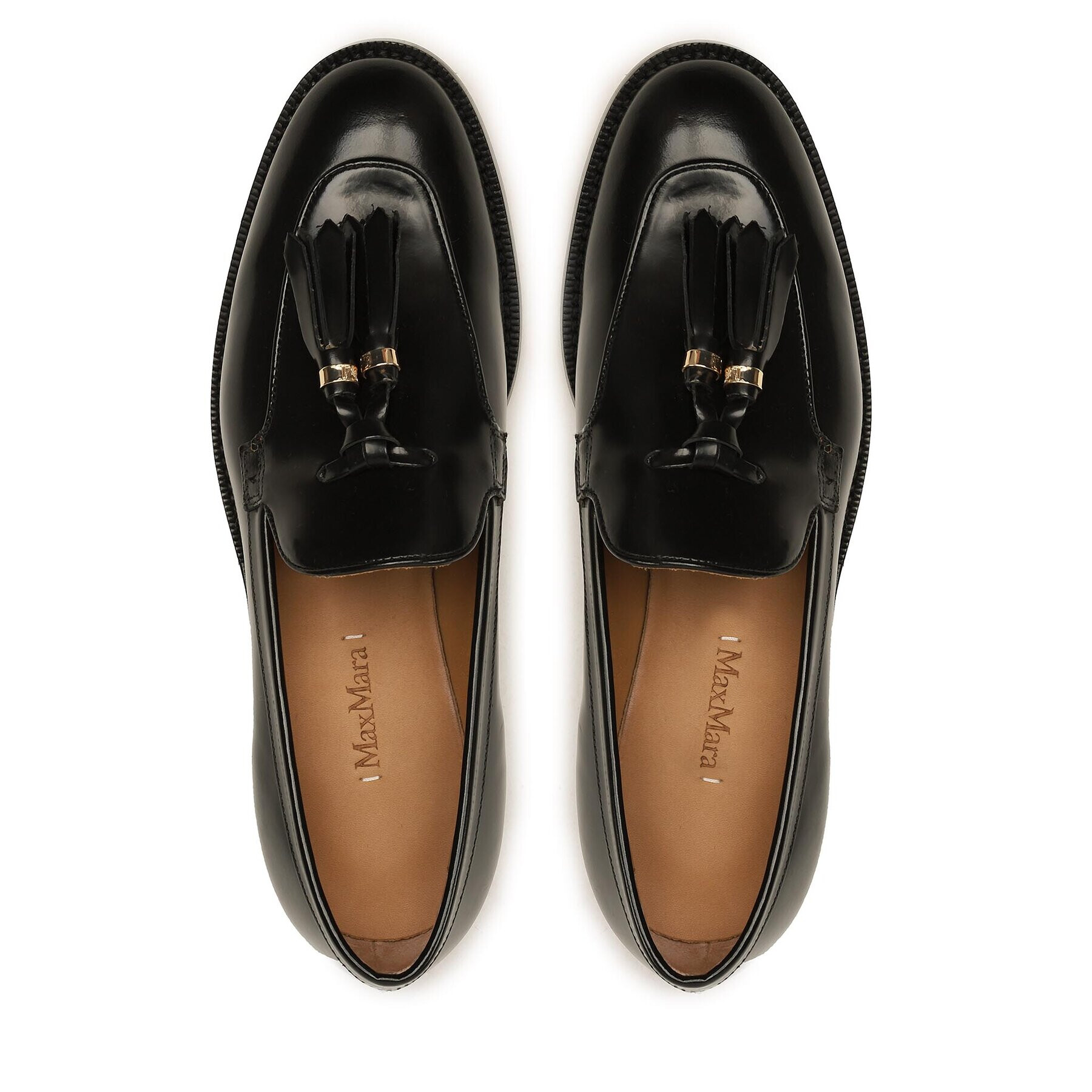 Max Mara Обувки Menloafer 23452603376 Черен - Pepit.bg