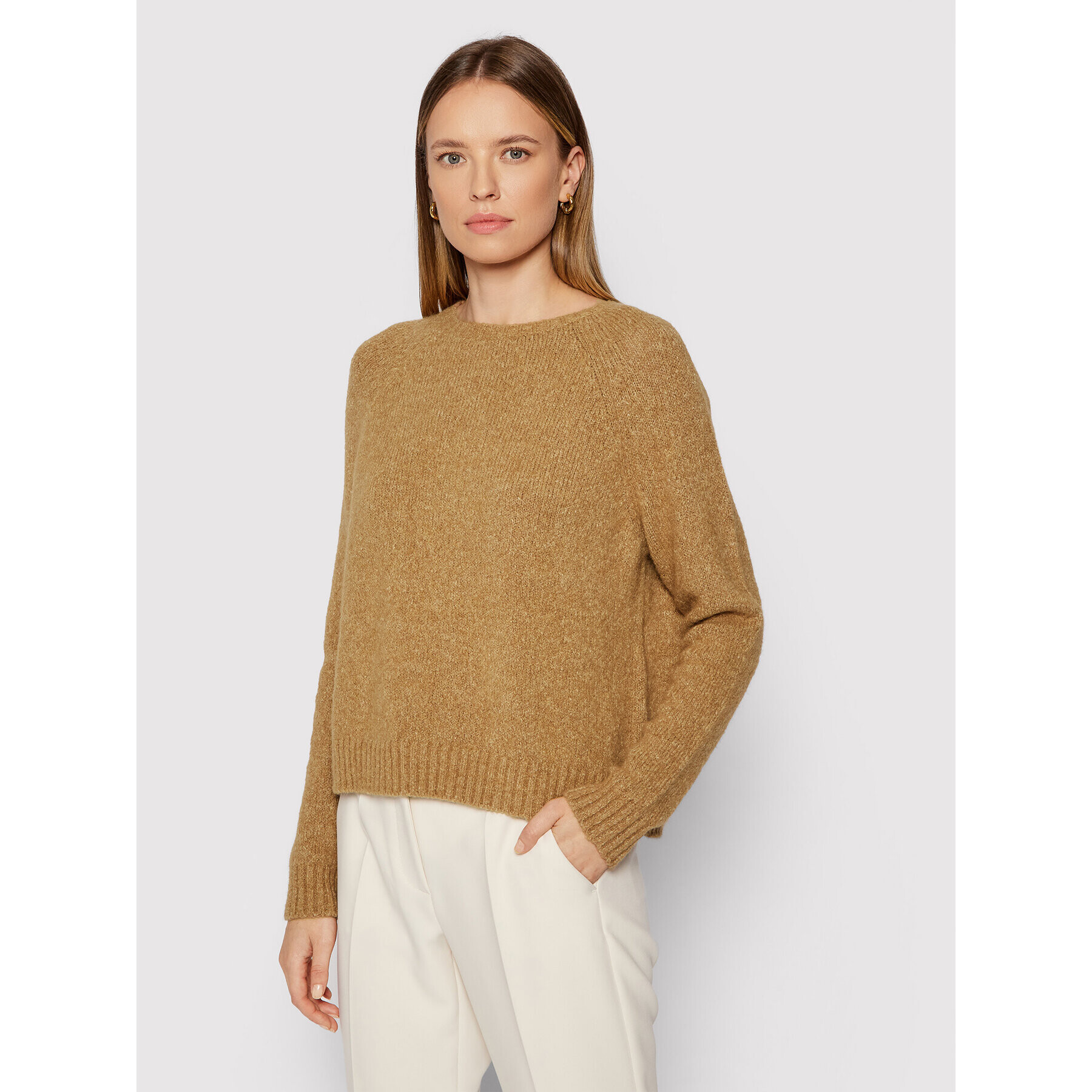 Weekend Max Mara Пуловер Geo 53661319 Кафяв Regular Fit - Pepit.bg