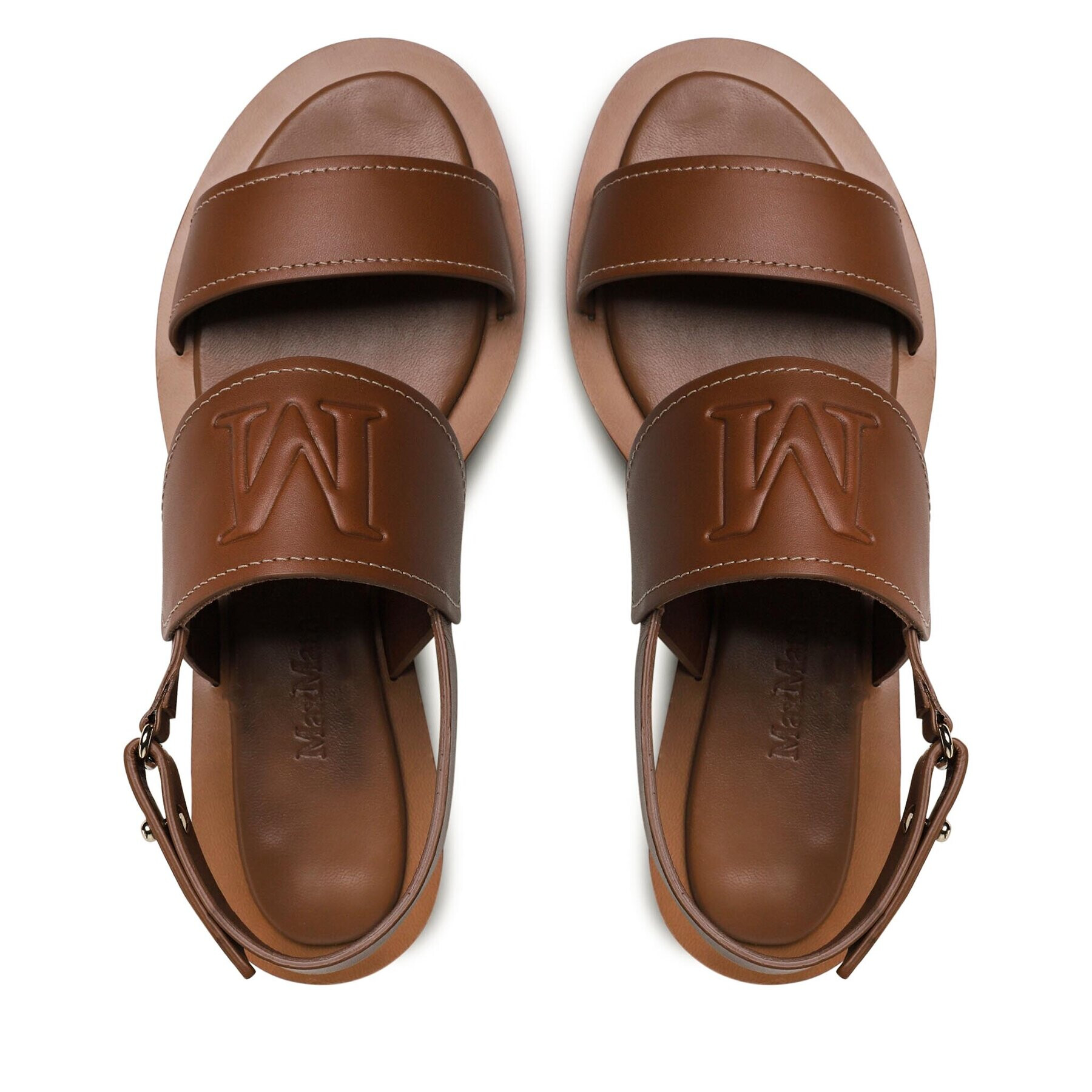 Max Mara Сандали Diana 23452131316 Кафяв - Pepit.bg