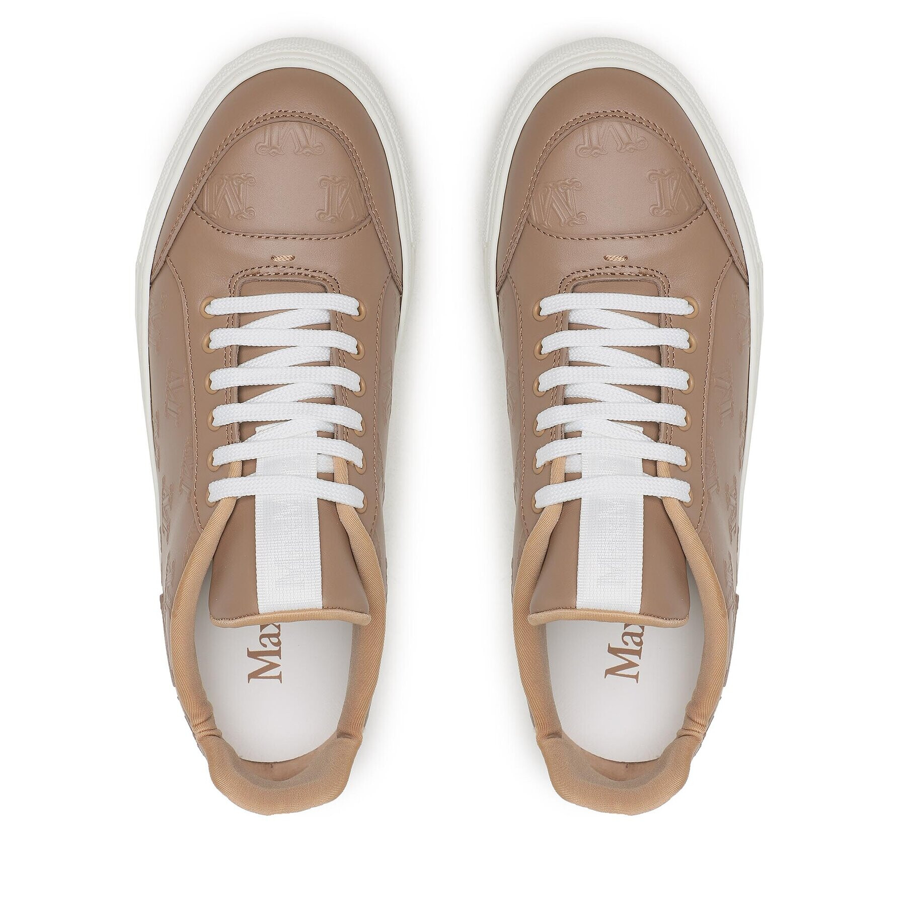 Max Mara Сникърси Damiersneaker 23476605376 Кафяв - Pepit.bg