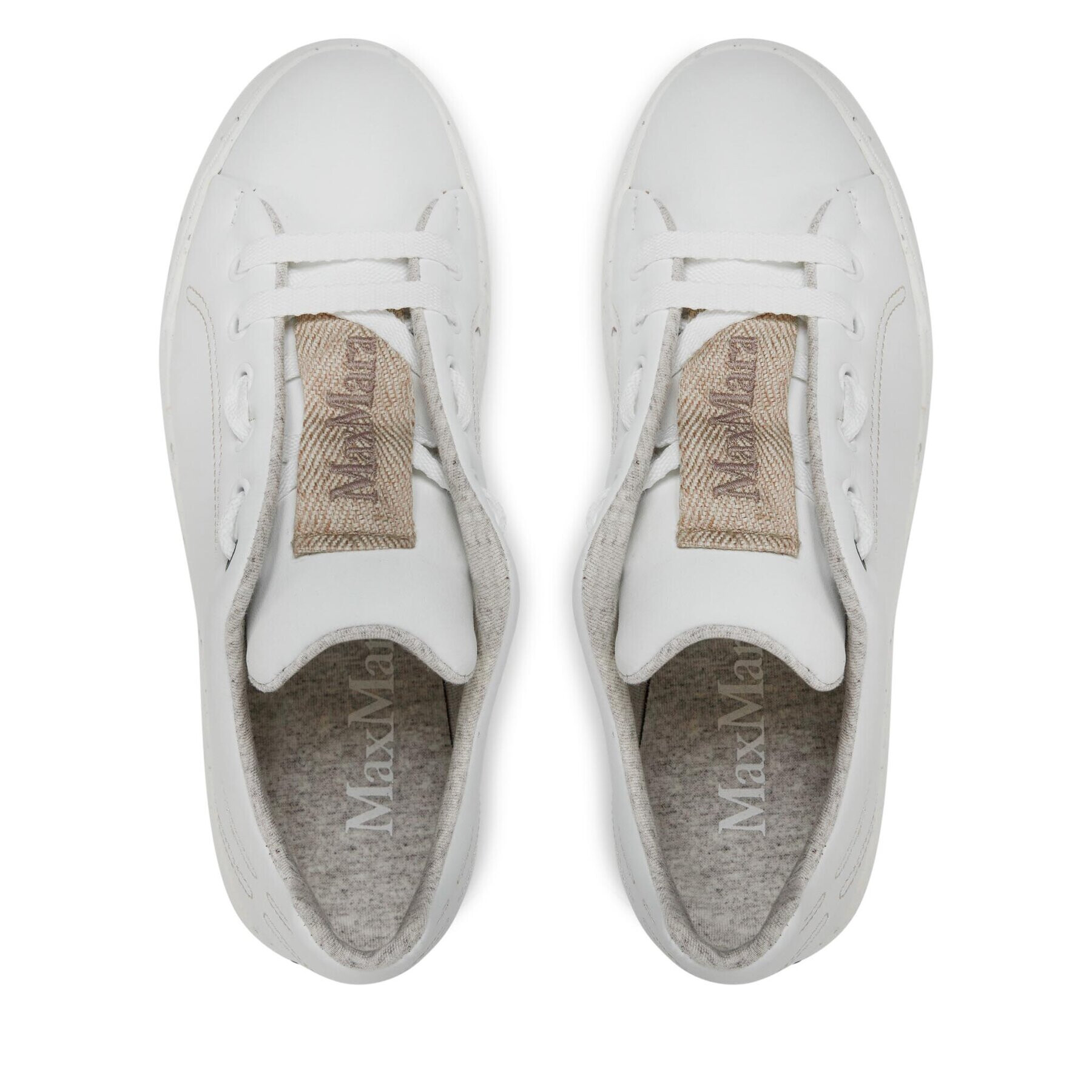 Max Mara Сникърси Maxigreen 23476601336 Бял - Pepit.bg