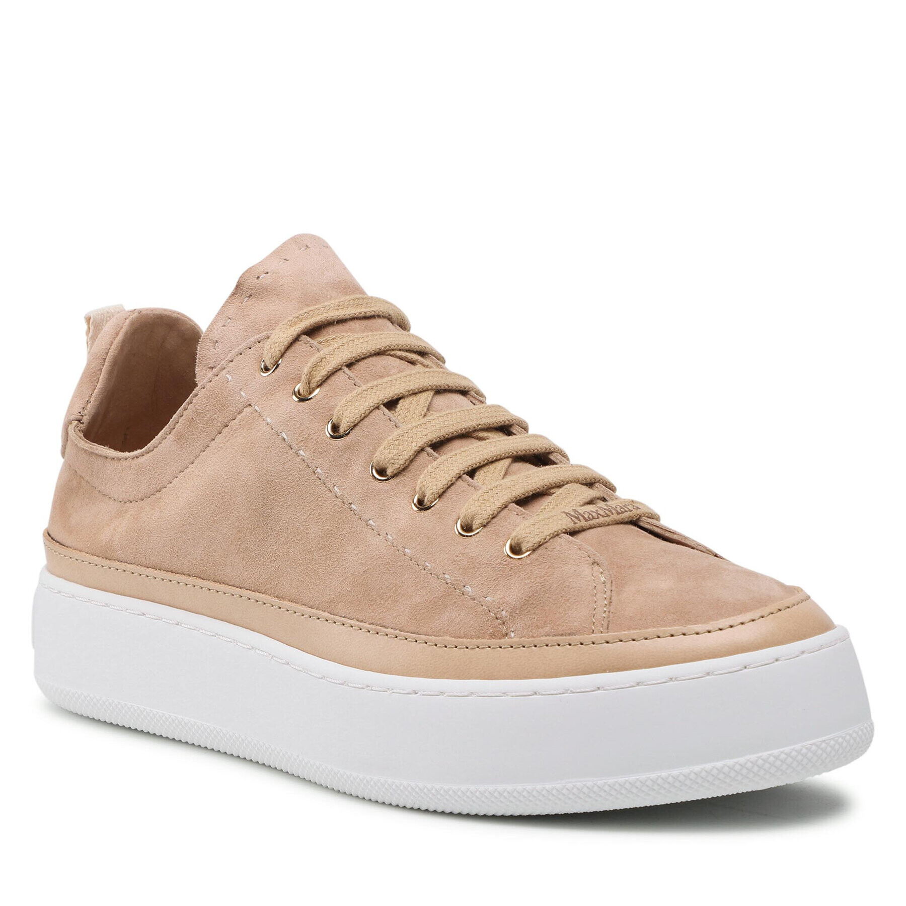 Max Mara Сникърси Tamila 476105266 Бежов - Pepit.bg
