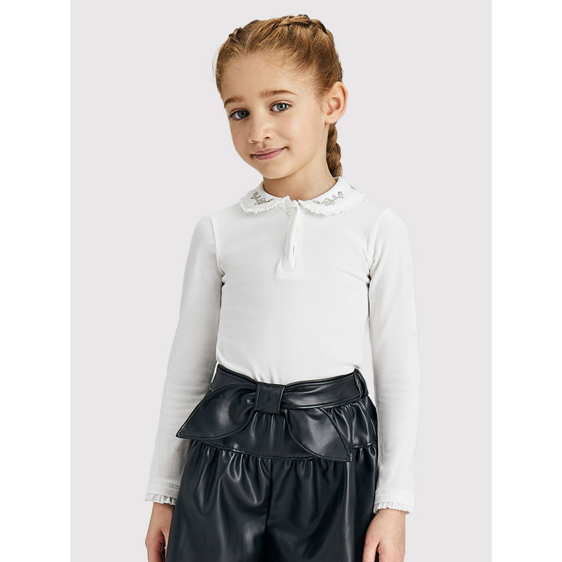 Mayoral Блуза 131 Бял Regular Fit - Pepit.bg