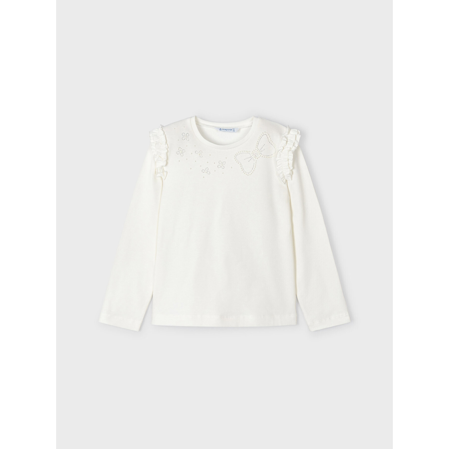 Mayoral Блуза 4.003 Екрю Regular Fit - Pepit.bg