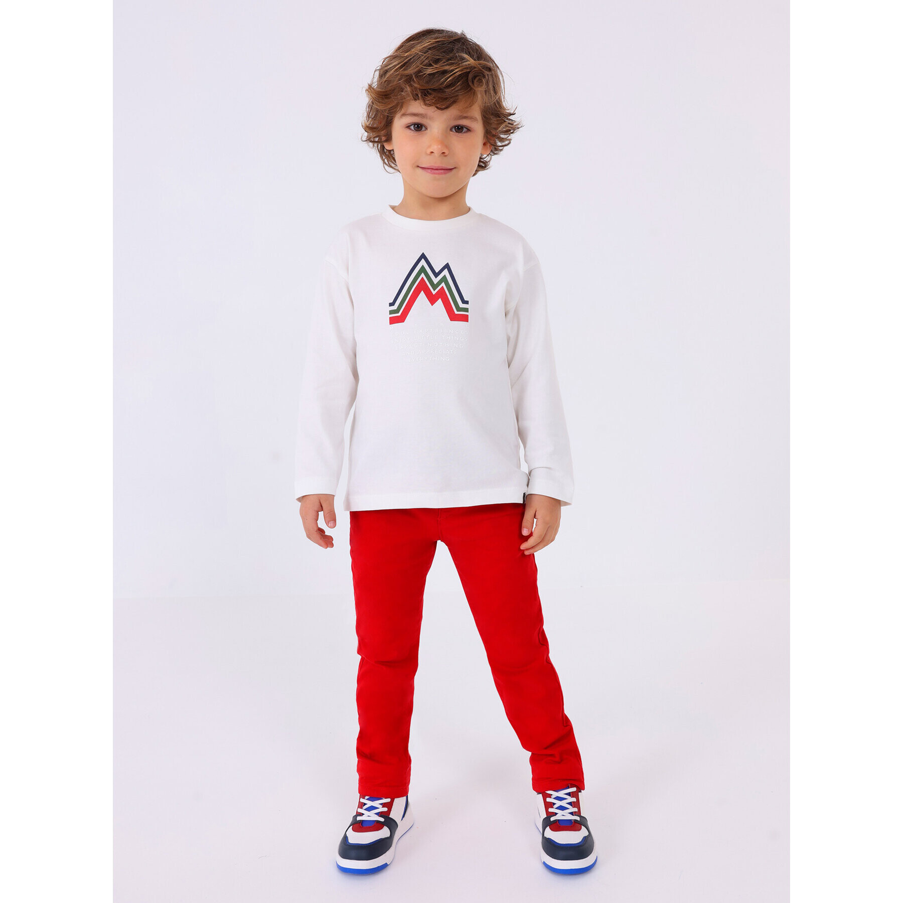 Mayoral Блуза 4.016 Екрю Regular Fit - Pepit.bg