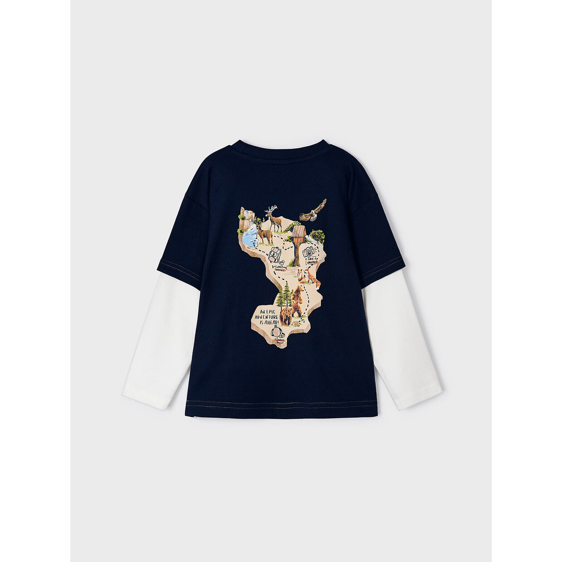 Mayoral Блуза 4.022 Тъмносин Regular Fit - Pepit.bg