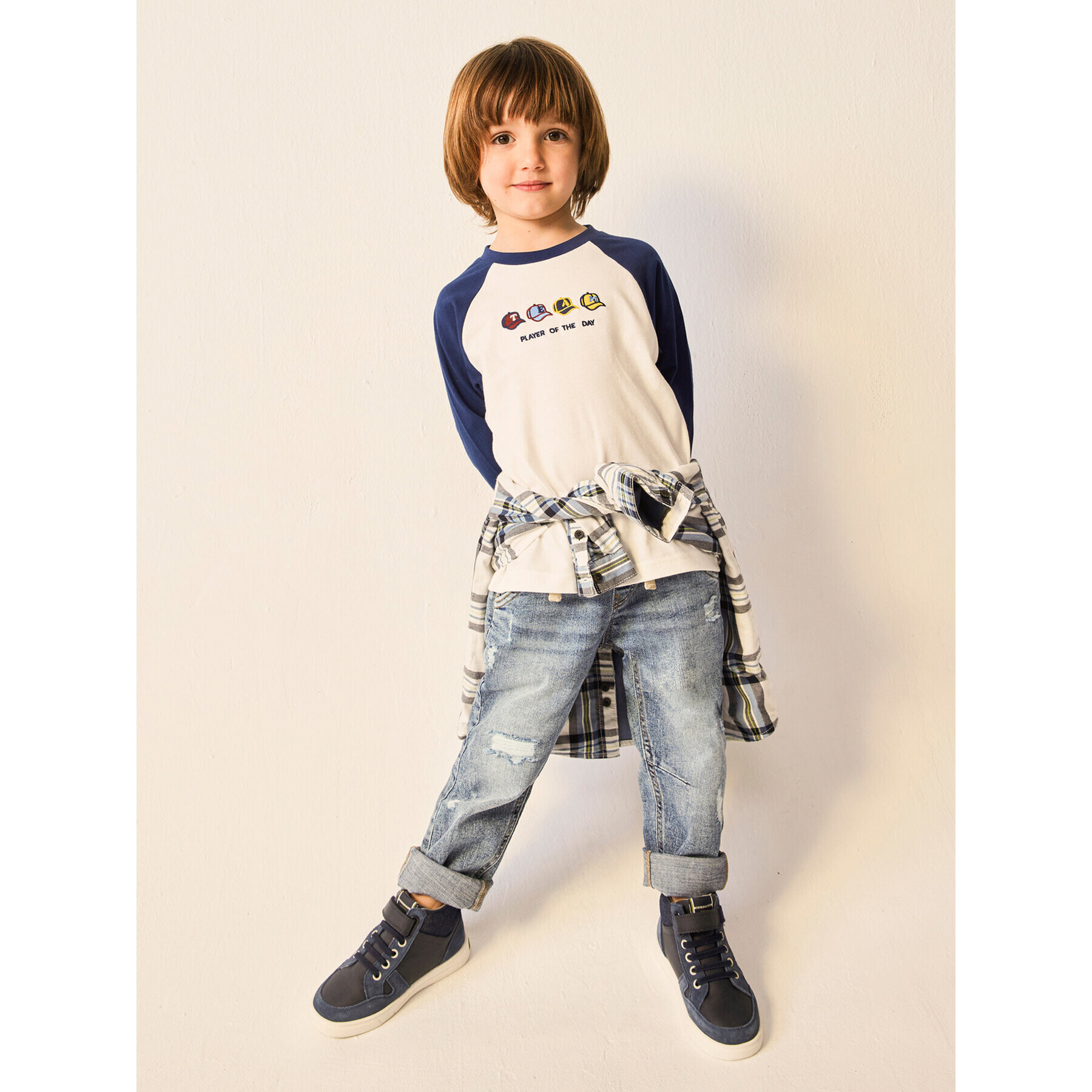 Mayoral Блуза 4.024 Тъмносин Regular Fit - Pepit.bg