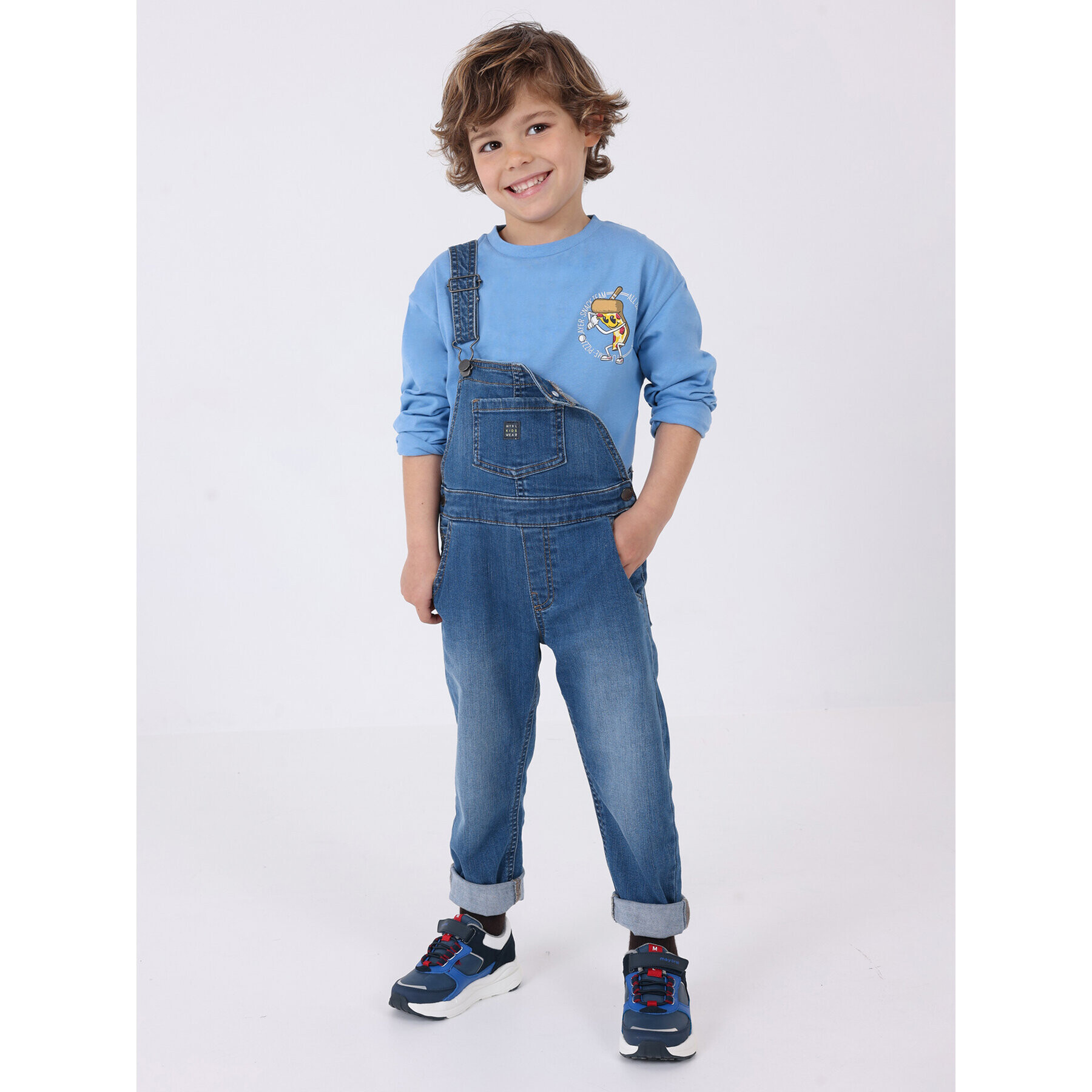Mayoral Блуза 4.026 Син Regular Fit - Pepit.bg