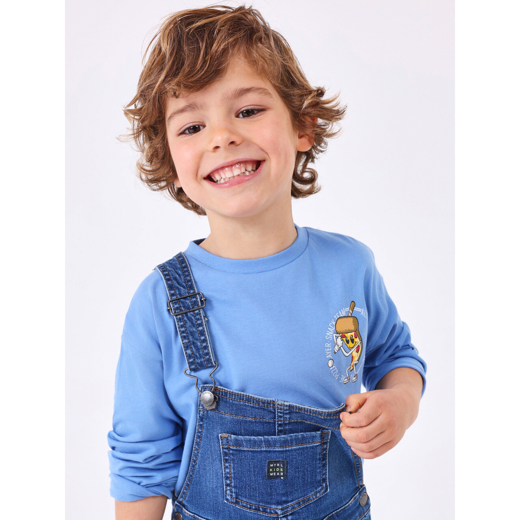 Mayoral Блуза 4.026 Син Regular Fit - Pepit.bg