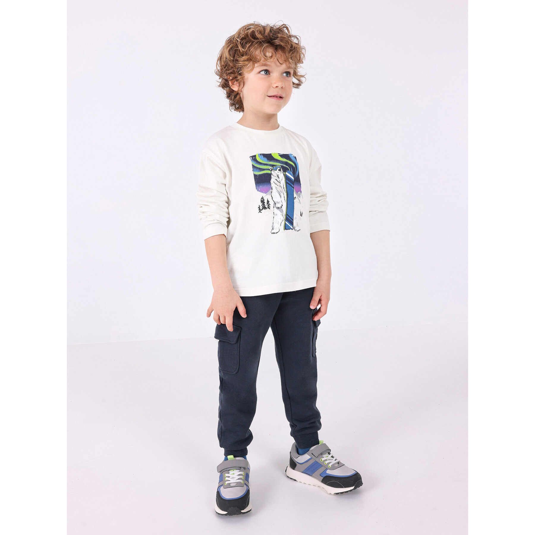 Mayoral Блуза 4.038 Екрю Regular Fit - Pepit.bg