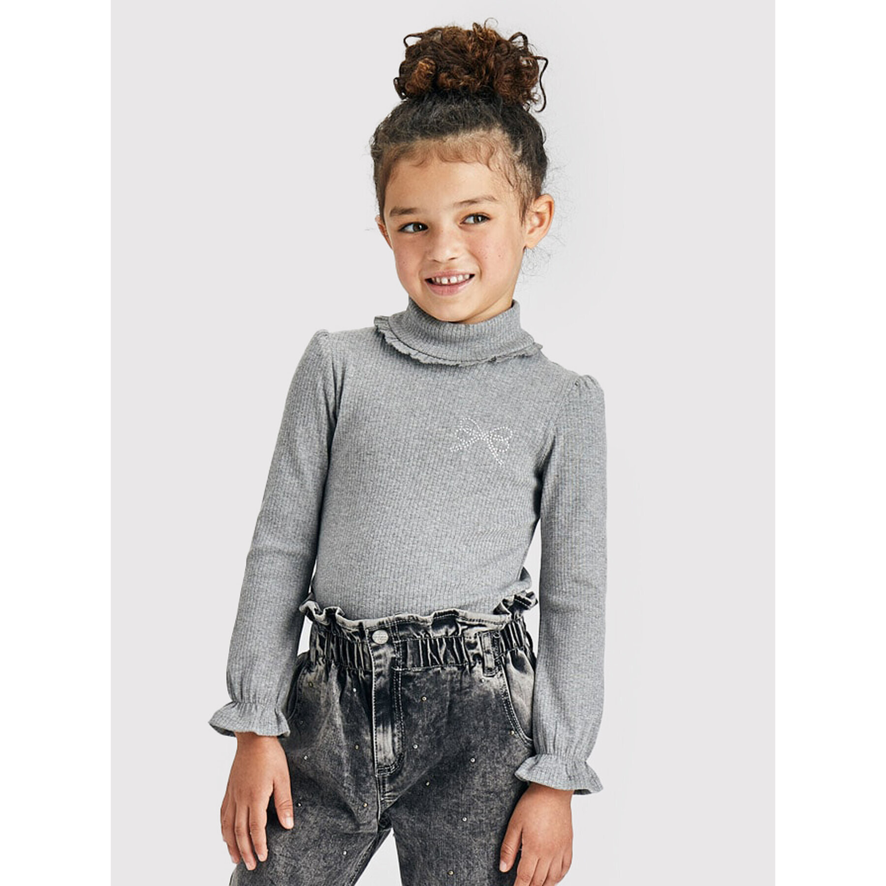 Mayoral Блуза 4001 Сив Regular Fit - Pepit.bg