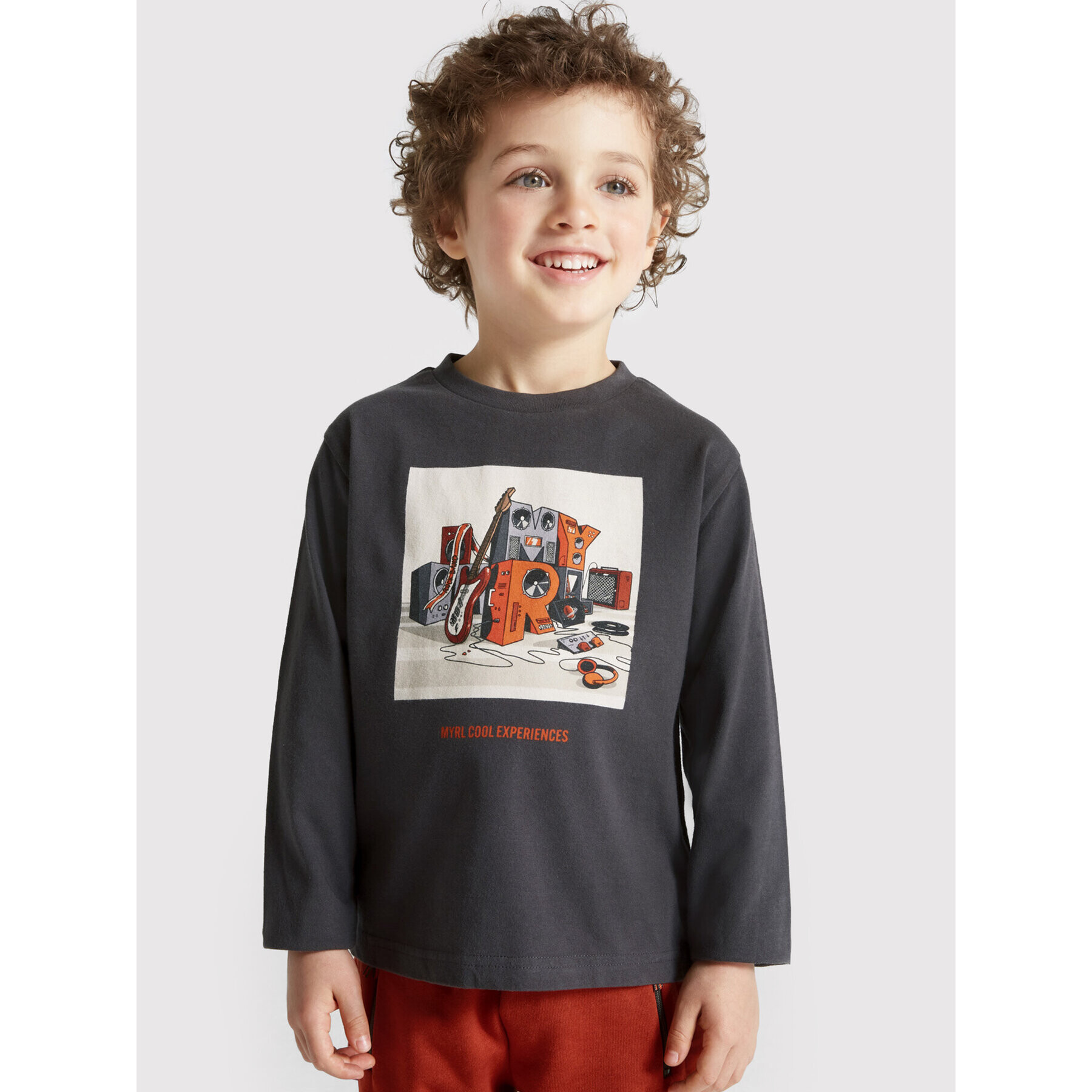 Mayoral Блуза 4011 Сив Regular Fit - Pepit.bg