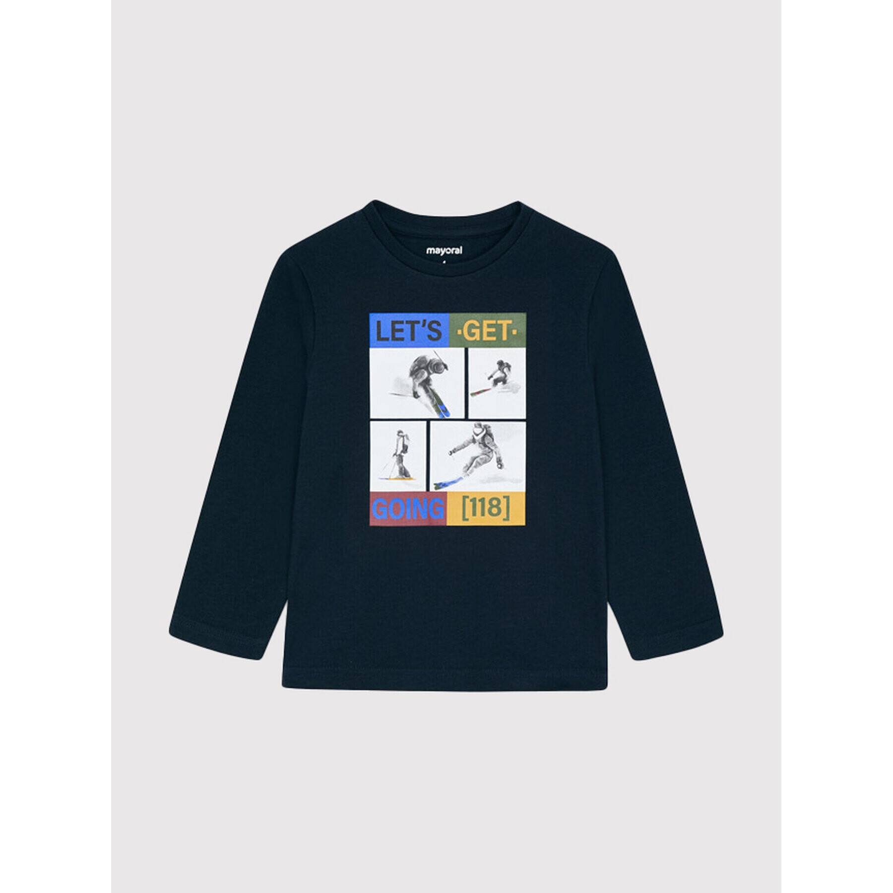 Mayoral Блуза 4078 Тъмносин Regular Fit - Pepit.bg