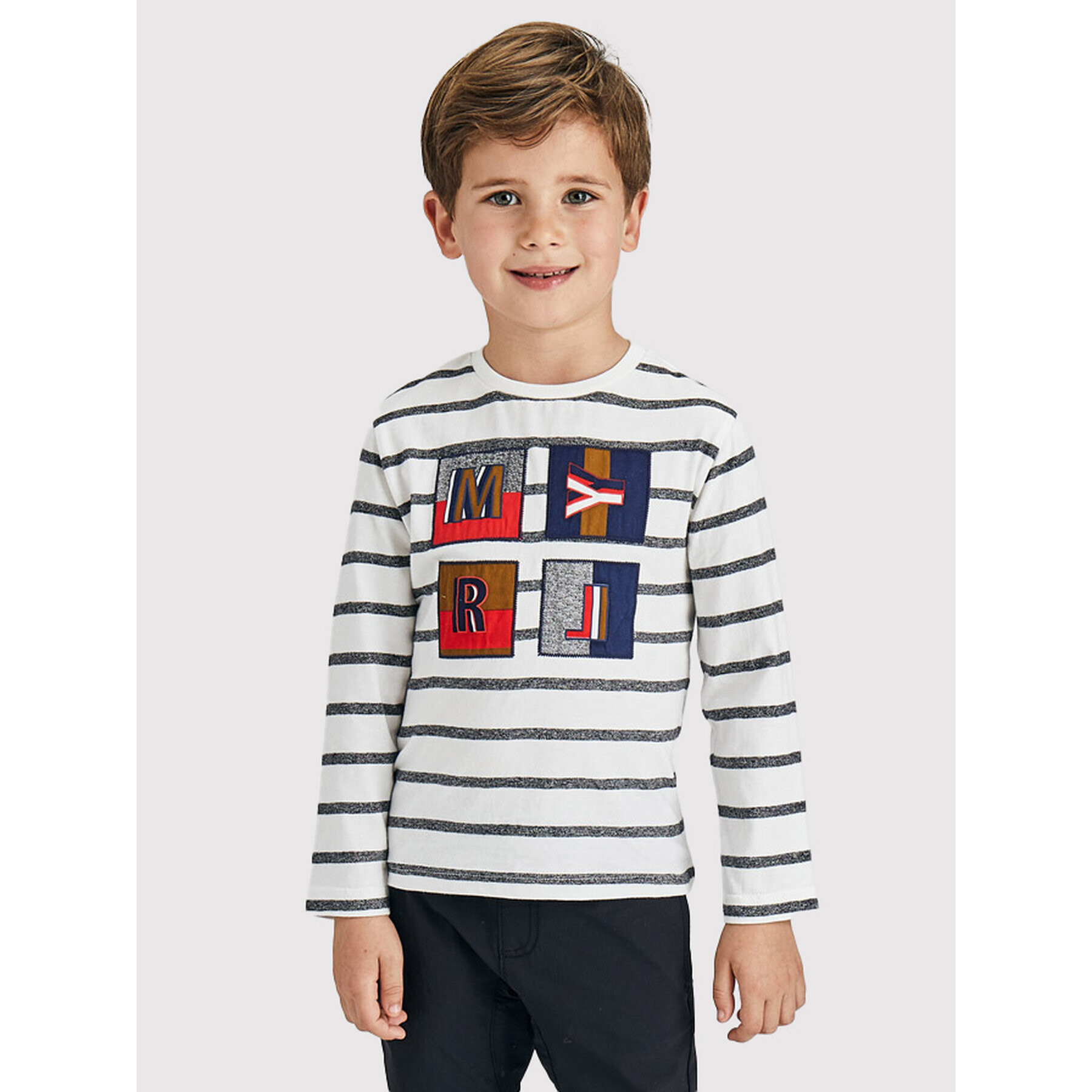 Mayoral Блуза 4085 Бял Regular Fit - Pepit.bg