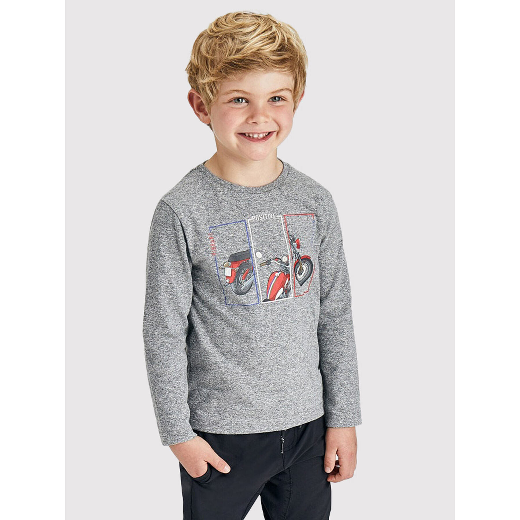 Mayoral Блуза 4088 Сив Regular Fit - Pepit.bg