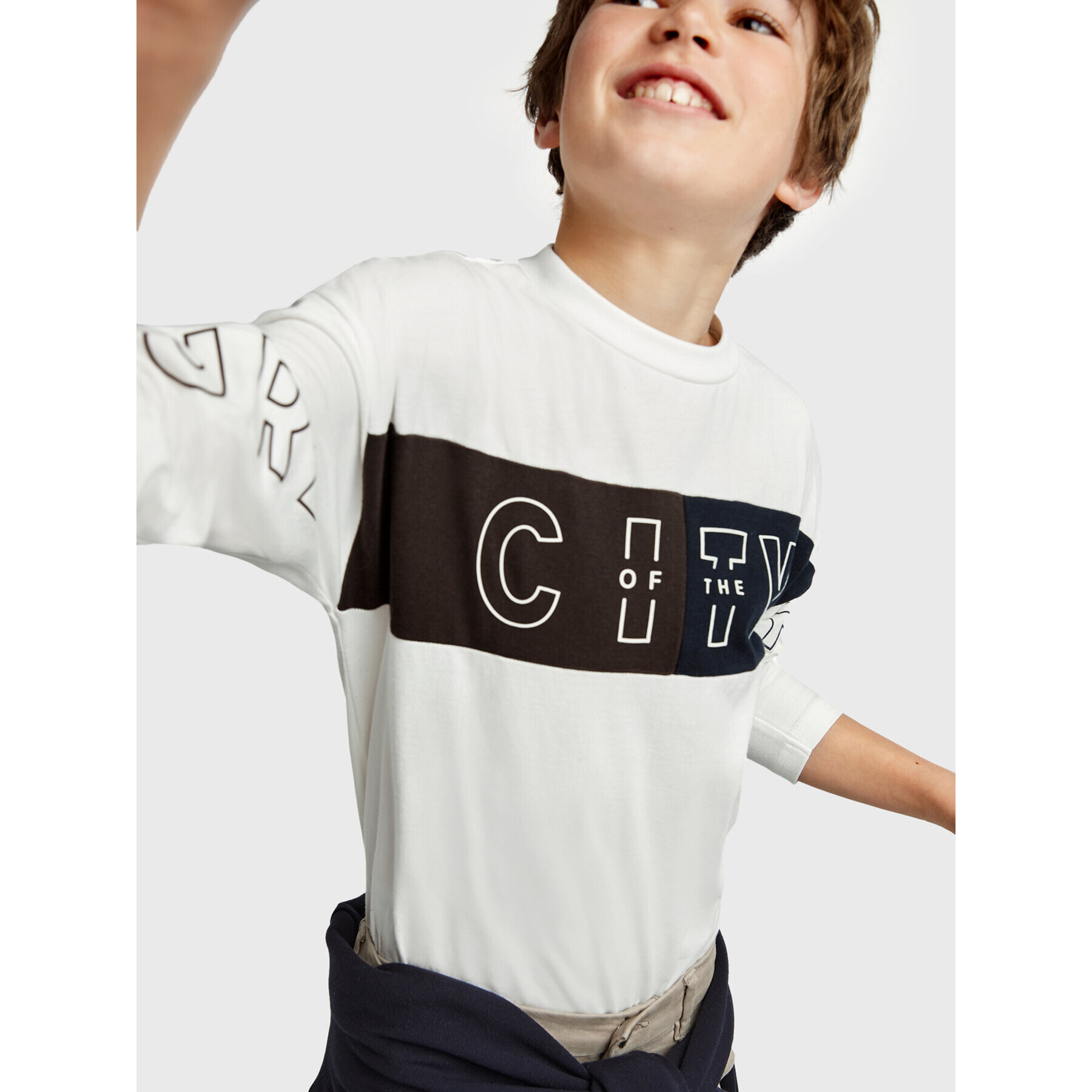 Mayoral Блуза 7019 Бял Regular Fit - Pepit.bg