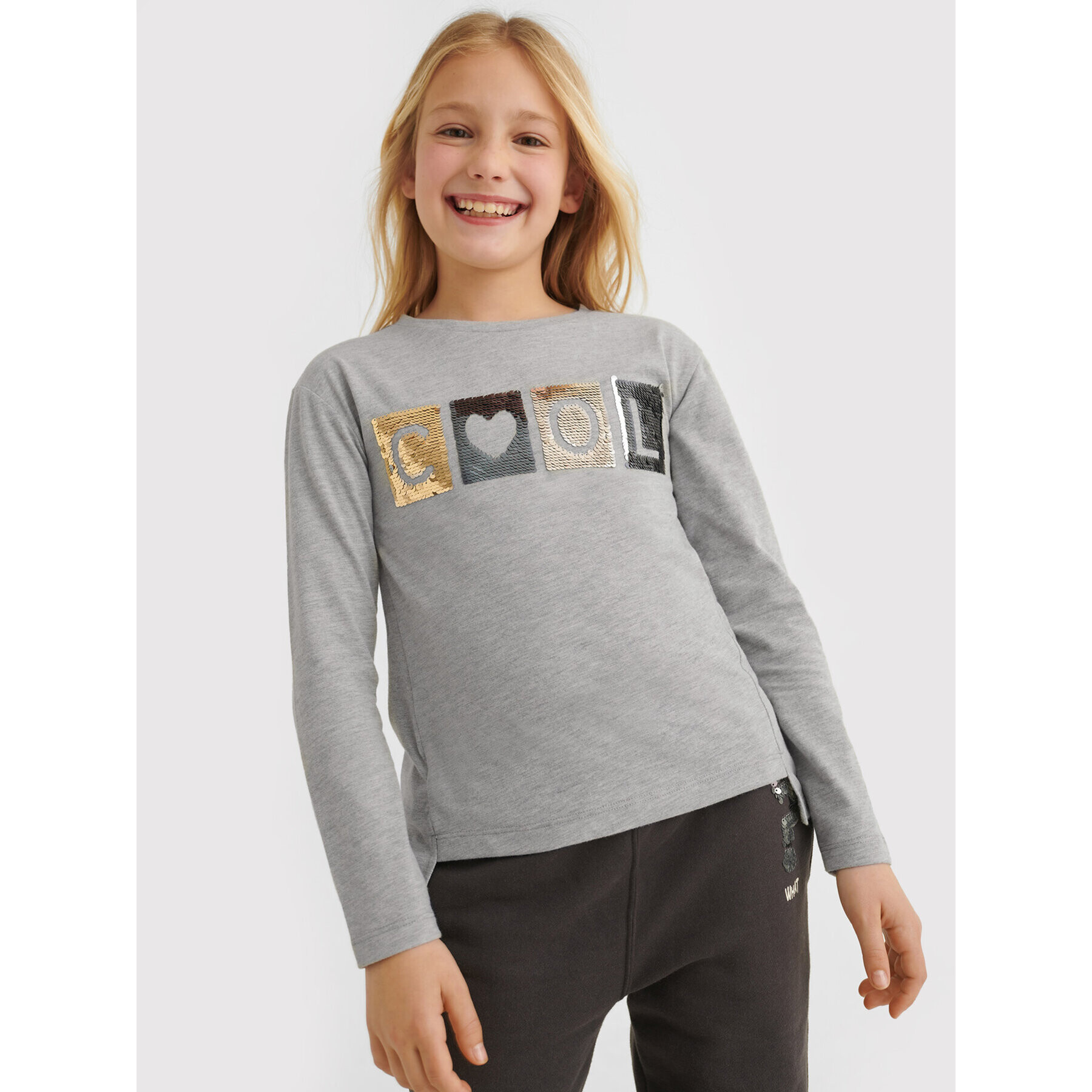 Mayoral Блуза 7036 Сив Regular Fit - Pepit.bg