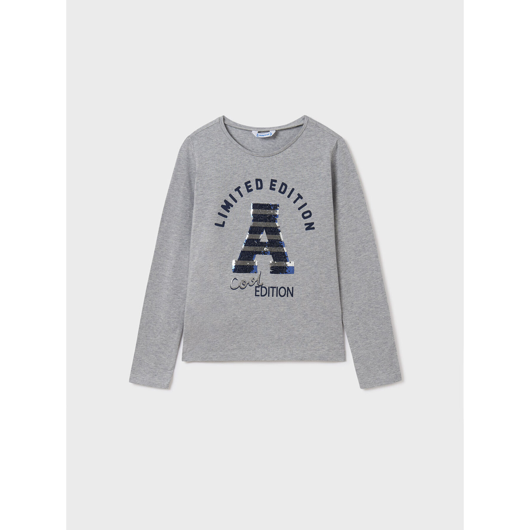 Mayoral Блуза 7039 Сив Regular Fit - Pepit.bg