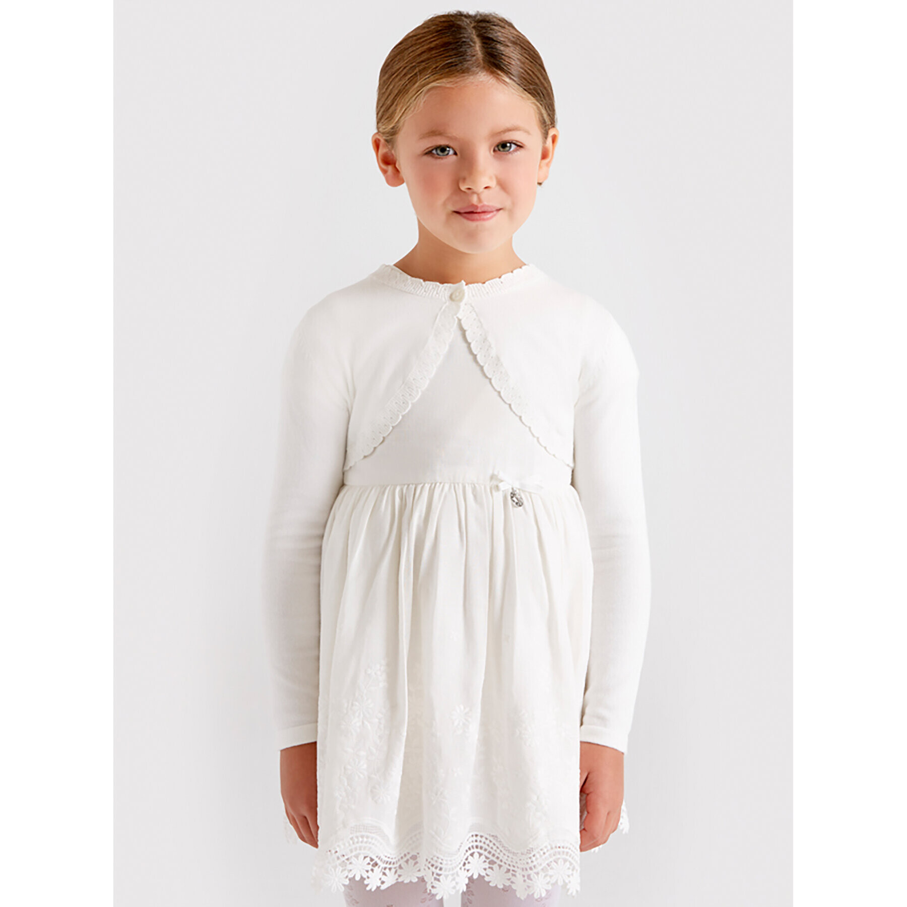 Mayoral Болерце 320 Бял Regular Fit - Pepit.bg