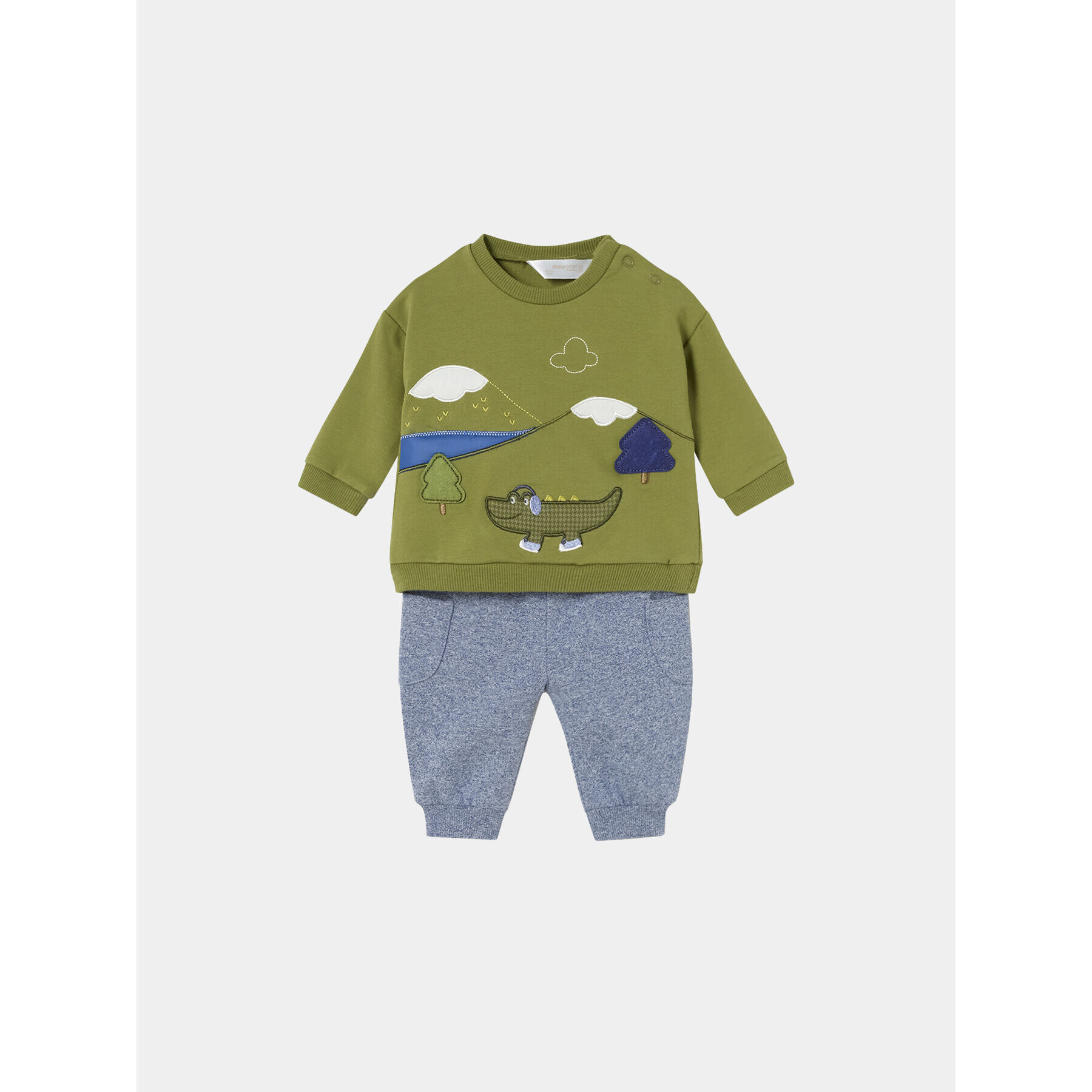 Mayoral Детски комплект 2.690 Зелен Regular Fit - Pepit.bg