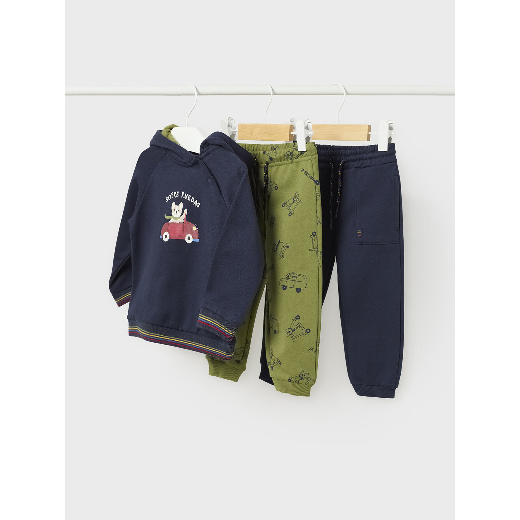 Mayoral Детски комплект 2.877 Зелен Regular Fit - Pepit.bg