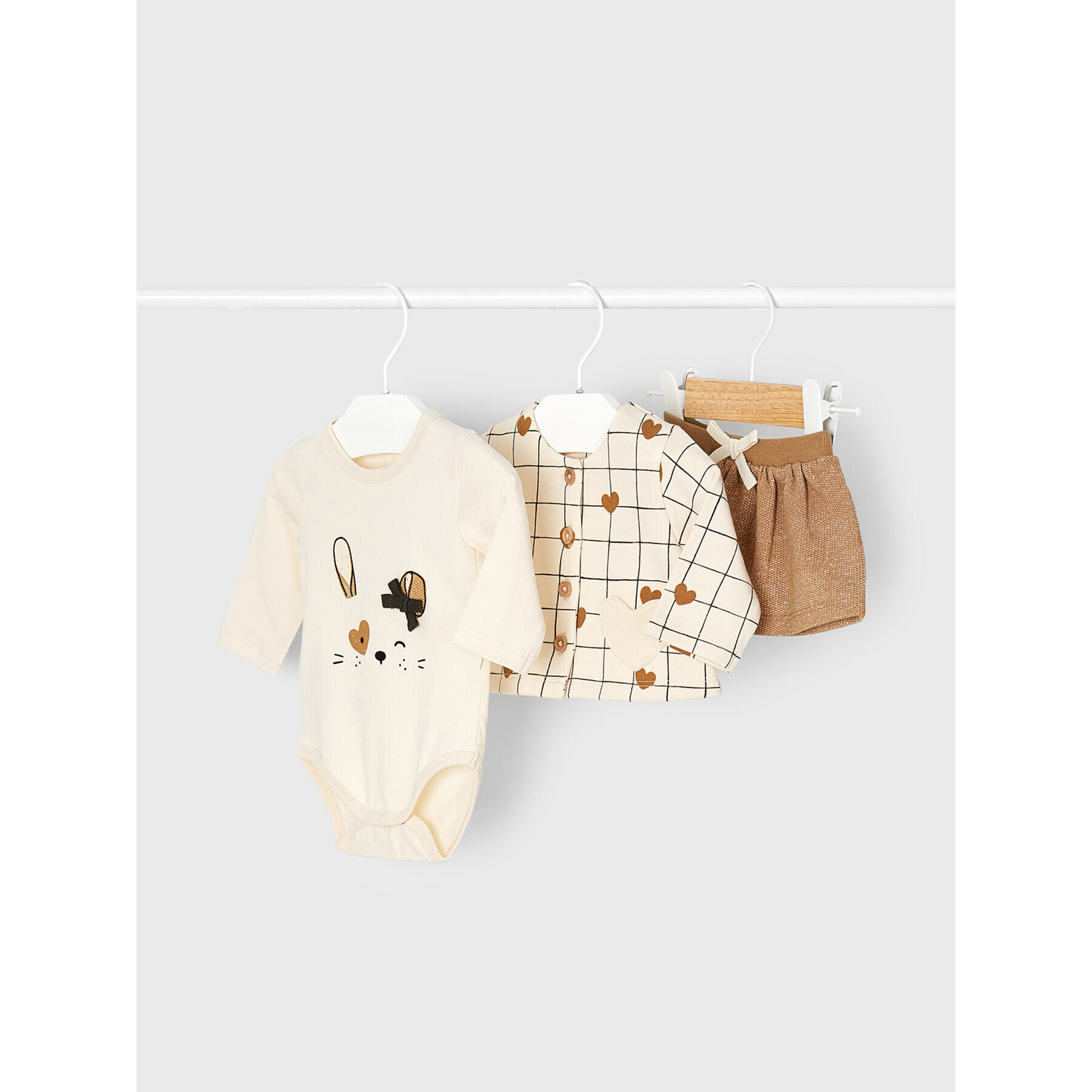 Mayoral Детски комплект 2818 Бежов Regular Fit - Pepit.bg