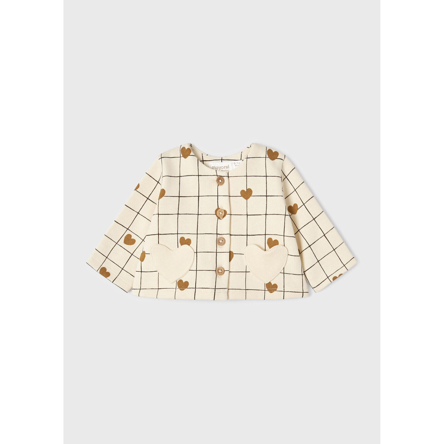 Mayoral Детски комплект 2818 Бежов Regular Fit - Pepit.bg