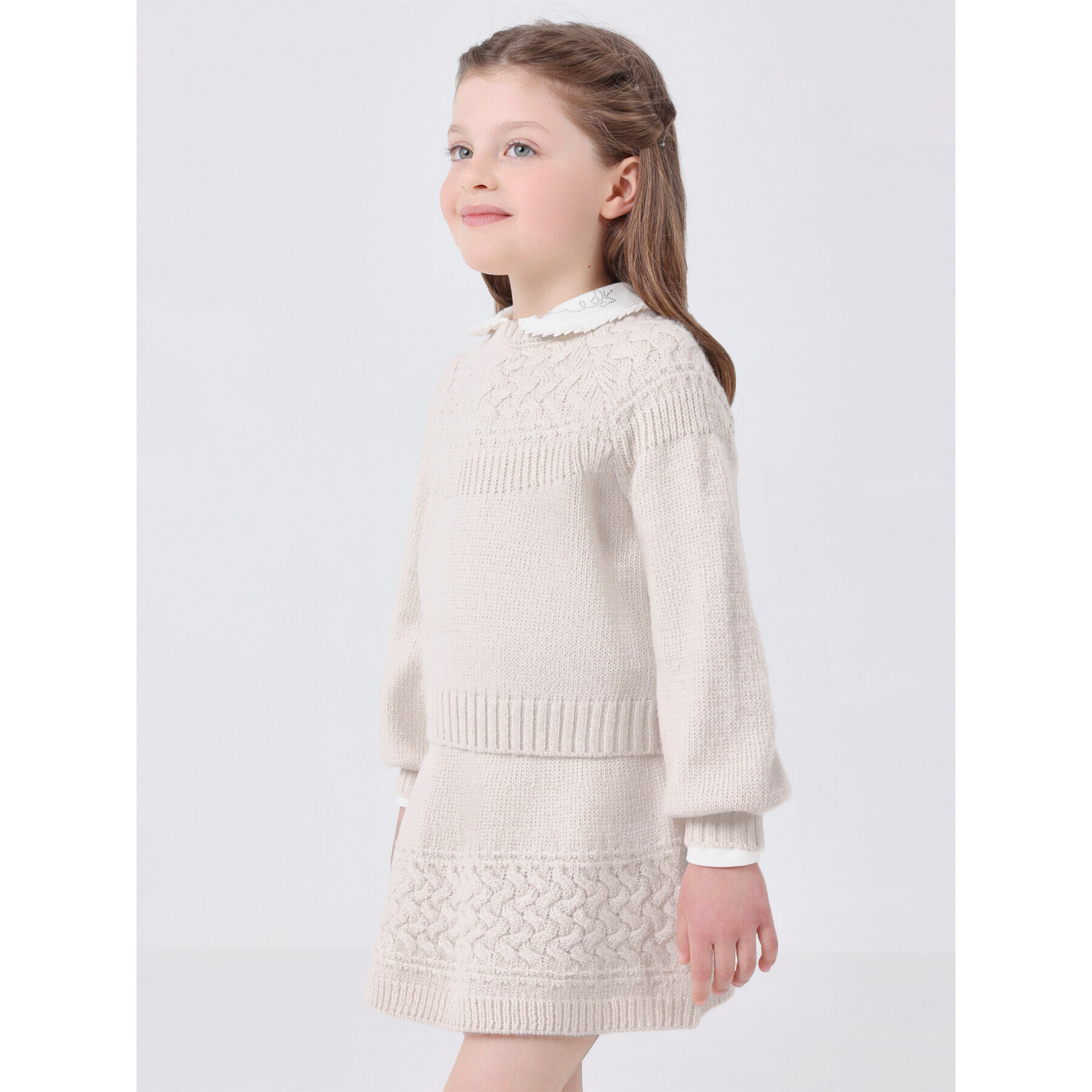Mayoral Детски комплект 4.935 Екрю Regular Fit - Pepit.bg
