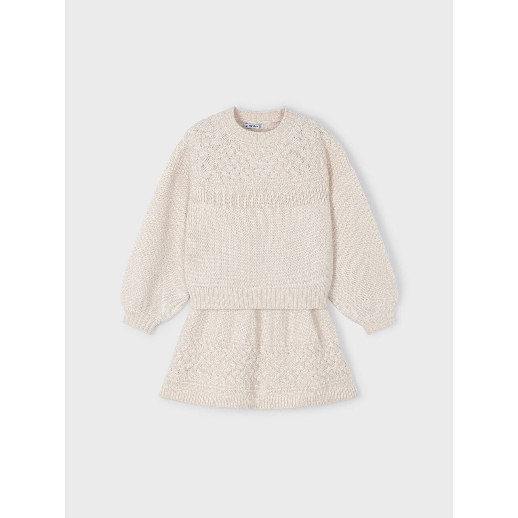 Mayoral Детски комплект 4.935 Екрю Regular Fit - Pepit.bg